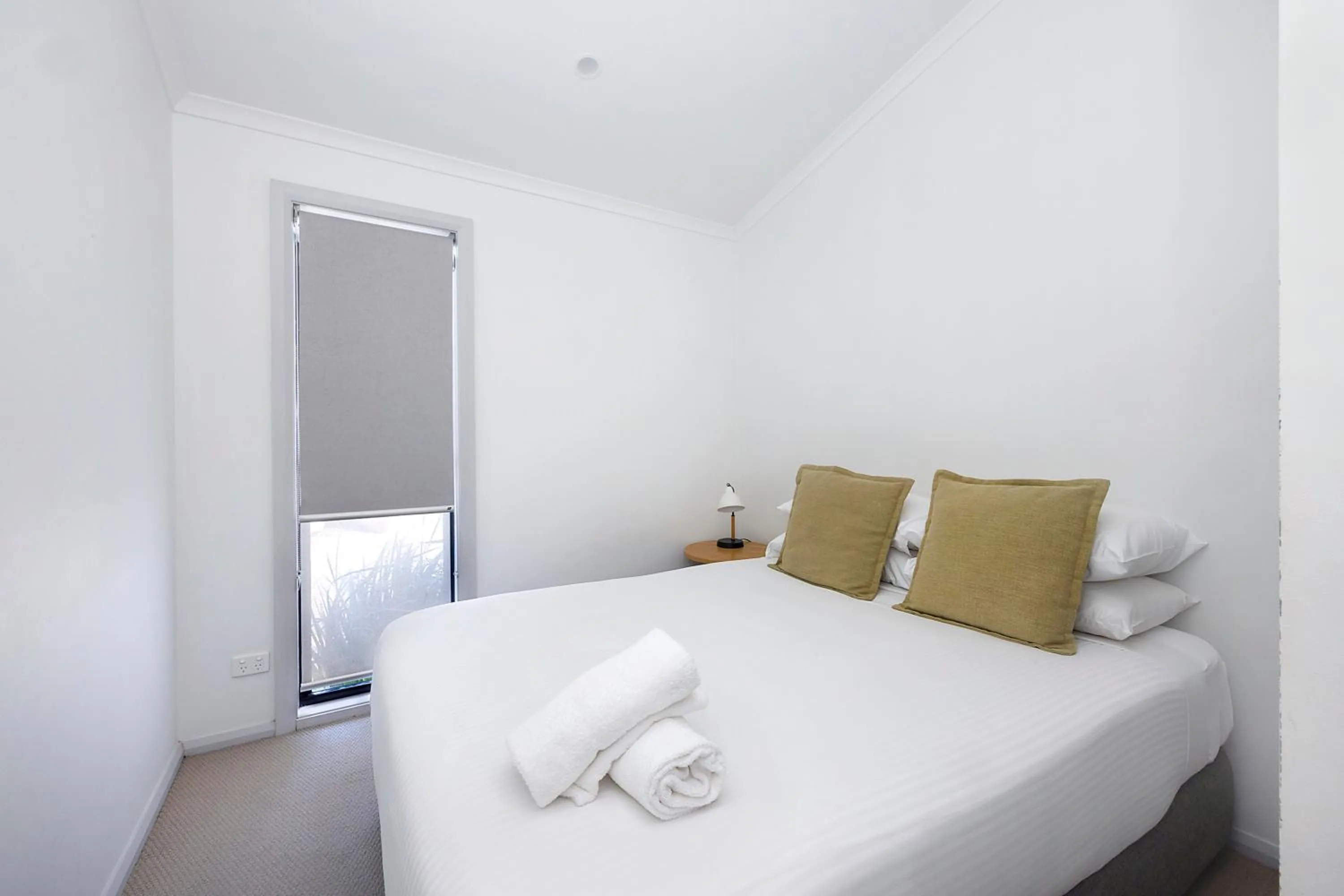 Bedroom, Bed in Reflections Forster Beach - Holiday Park