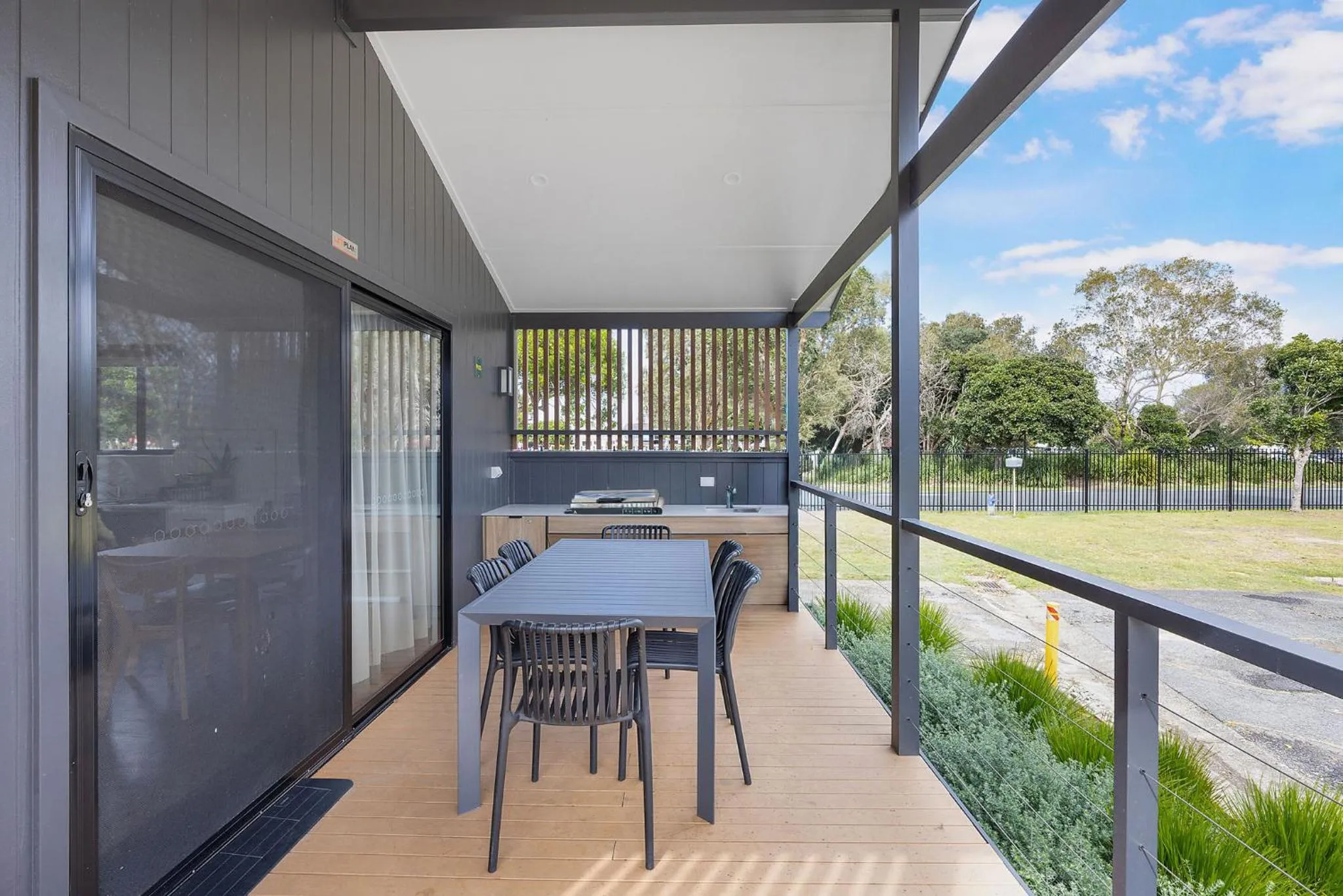 BBQ facilities in Reflections Forster Beach - Holiday Park