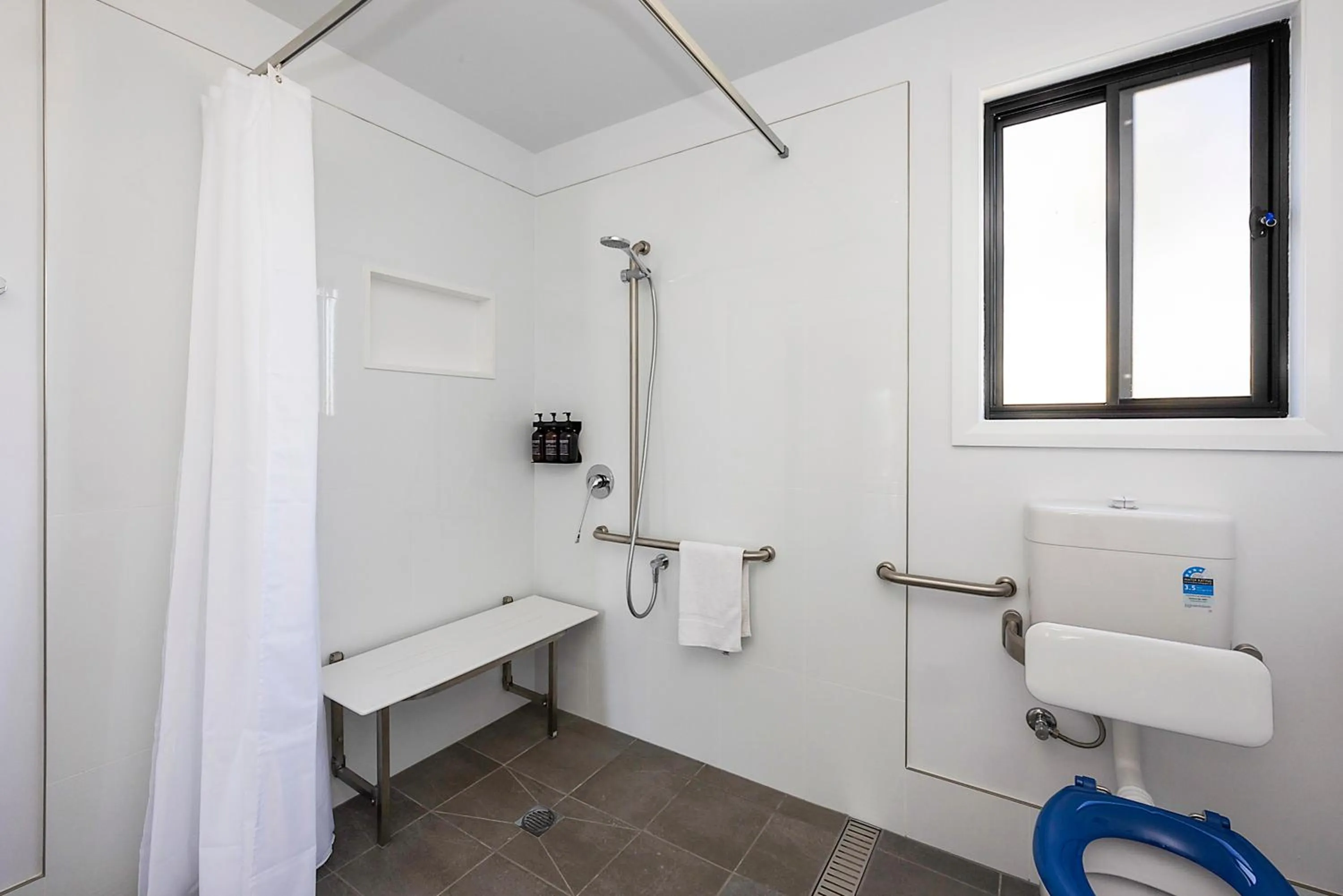 Bathroom in Reflections Forster Beach - Holiday Park