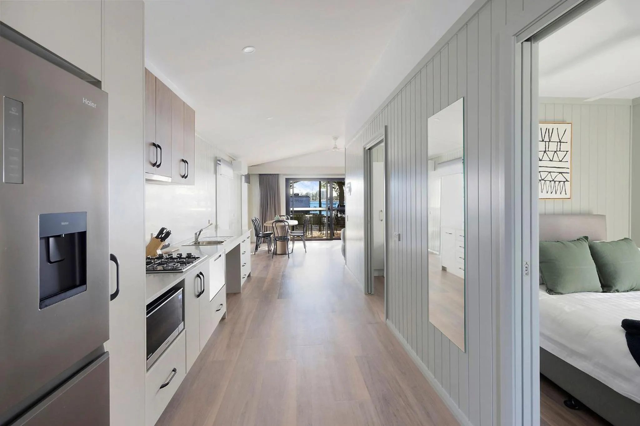 kitchen in Reflections Forster Beach - Holiday Park