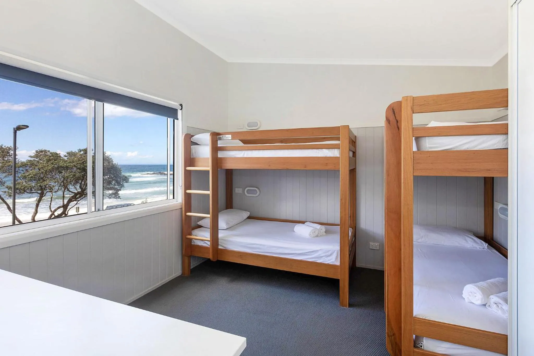 Bedroom, Bed in Reflections Seal Rocks - Holiday Park