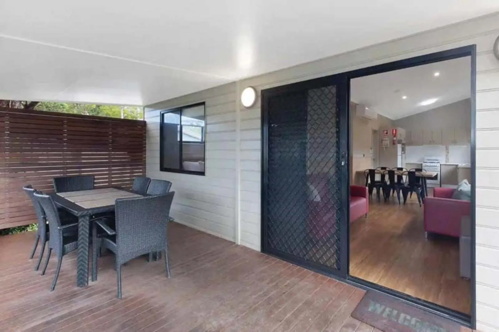 Facade/entrance in Reflections Hawks Nest - Holiday Park