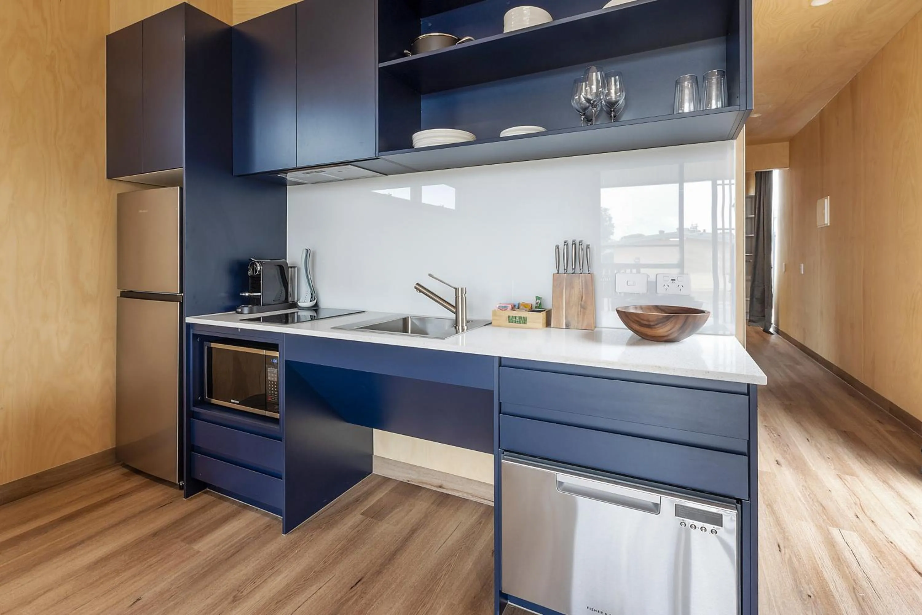 Kitchen or kitchenette in Reflections Hawks Nest - Holiday Park