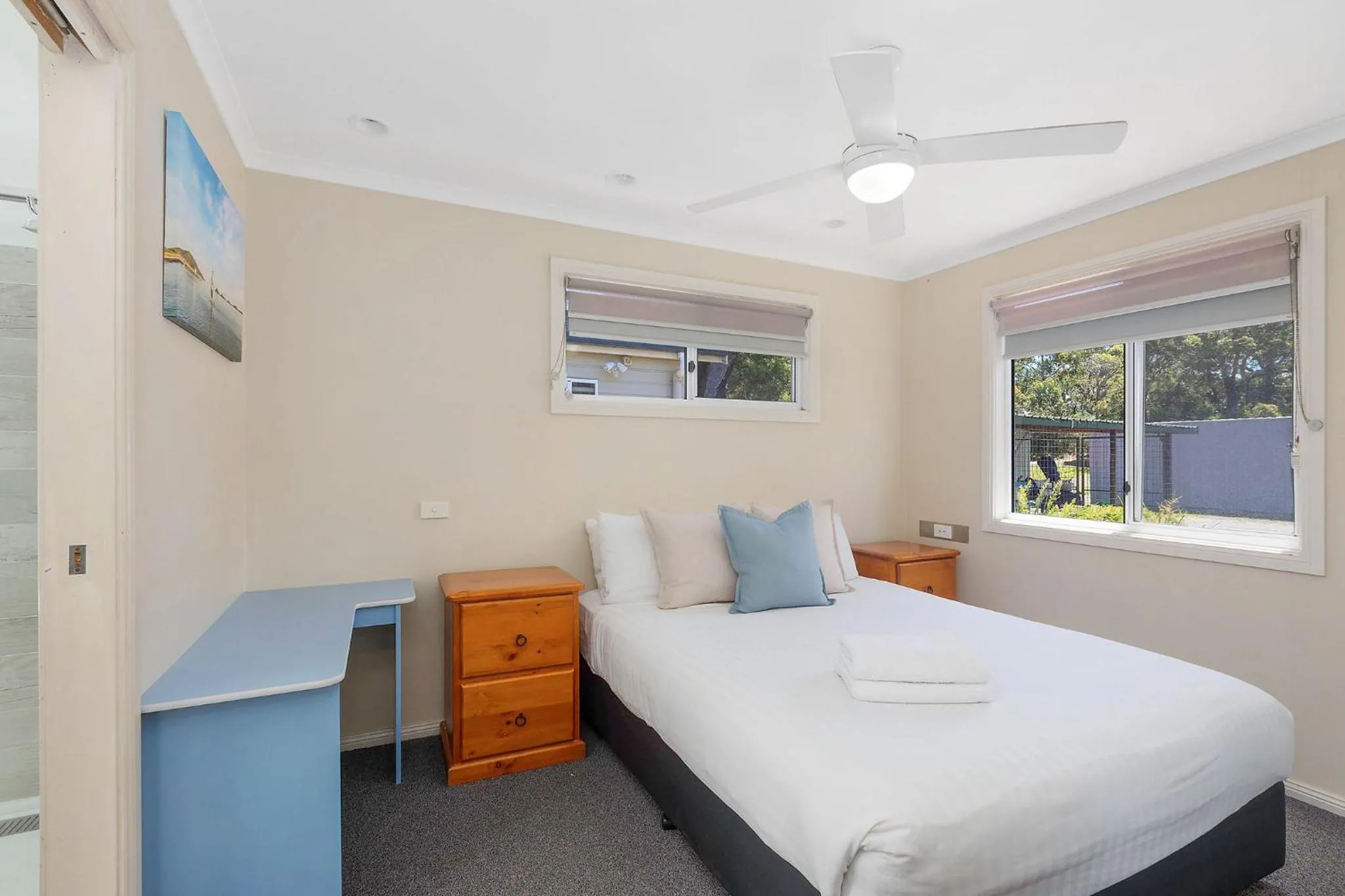 Bedroom, Bed in Reflections Jimmys Beach - Holiday Park