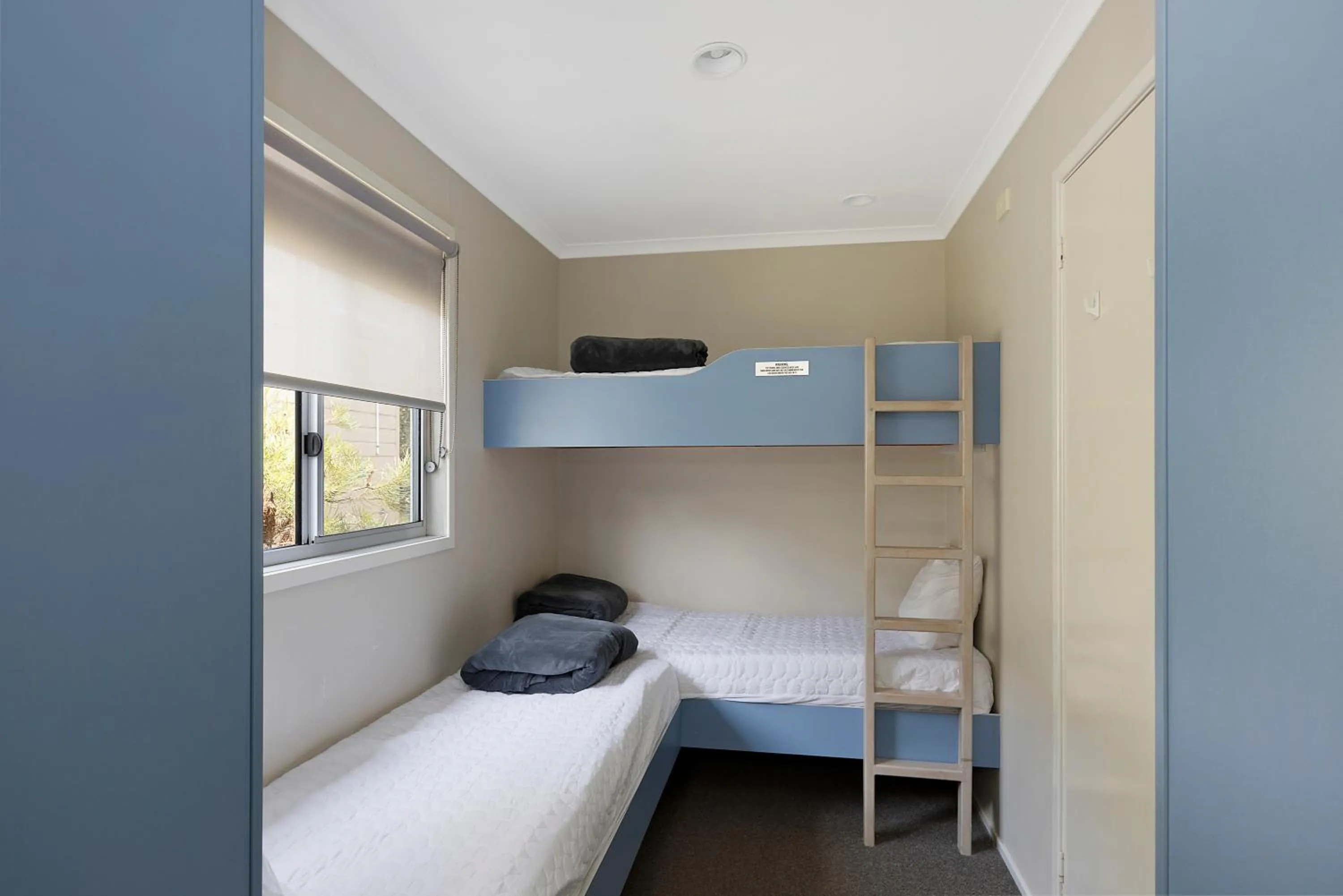 Bedroom, Bed in Reflections Jimmys Beach - Holiday Park