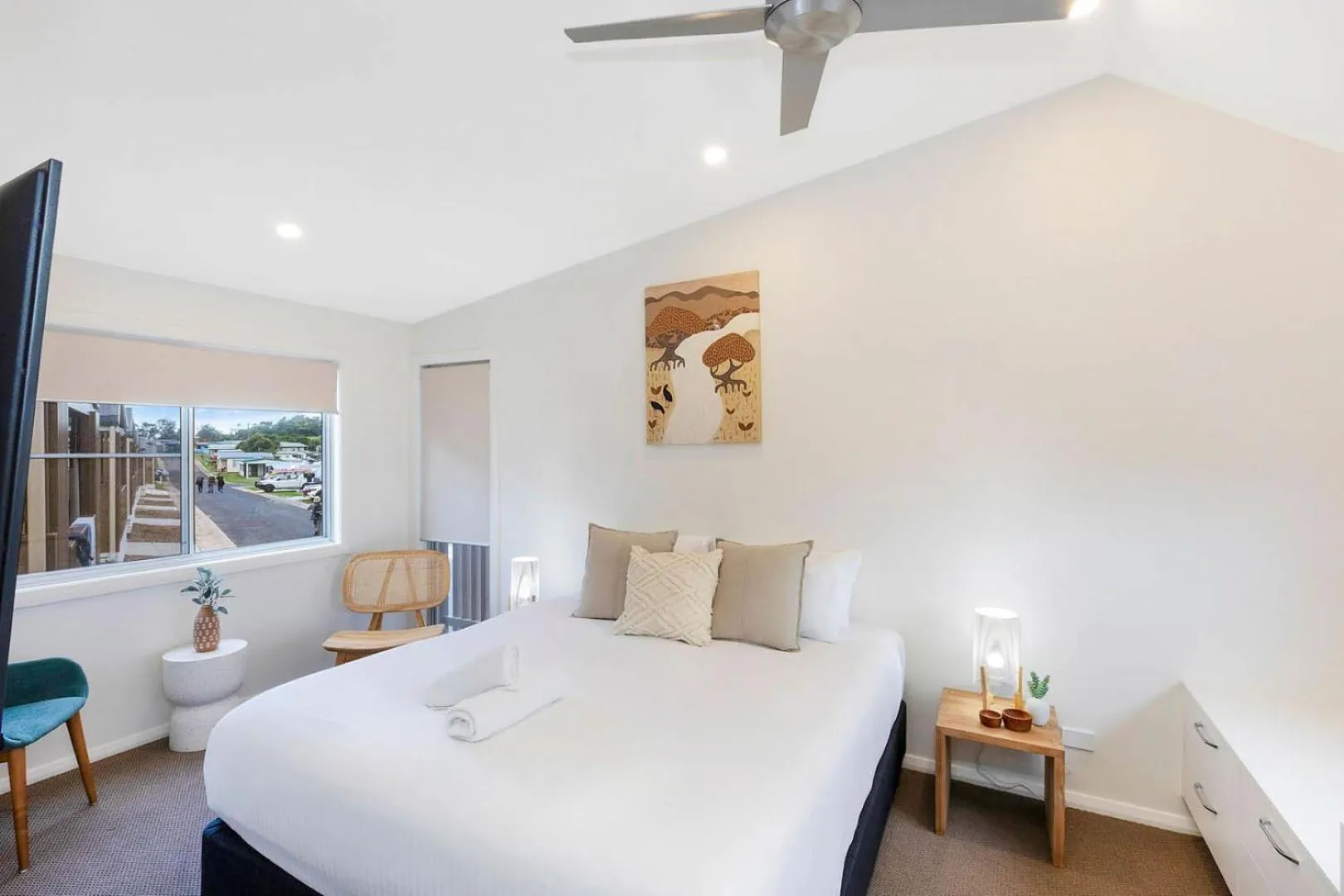 Bed in Reflections Bermagui - Holiday Park