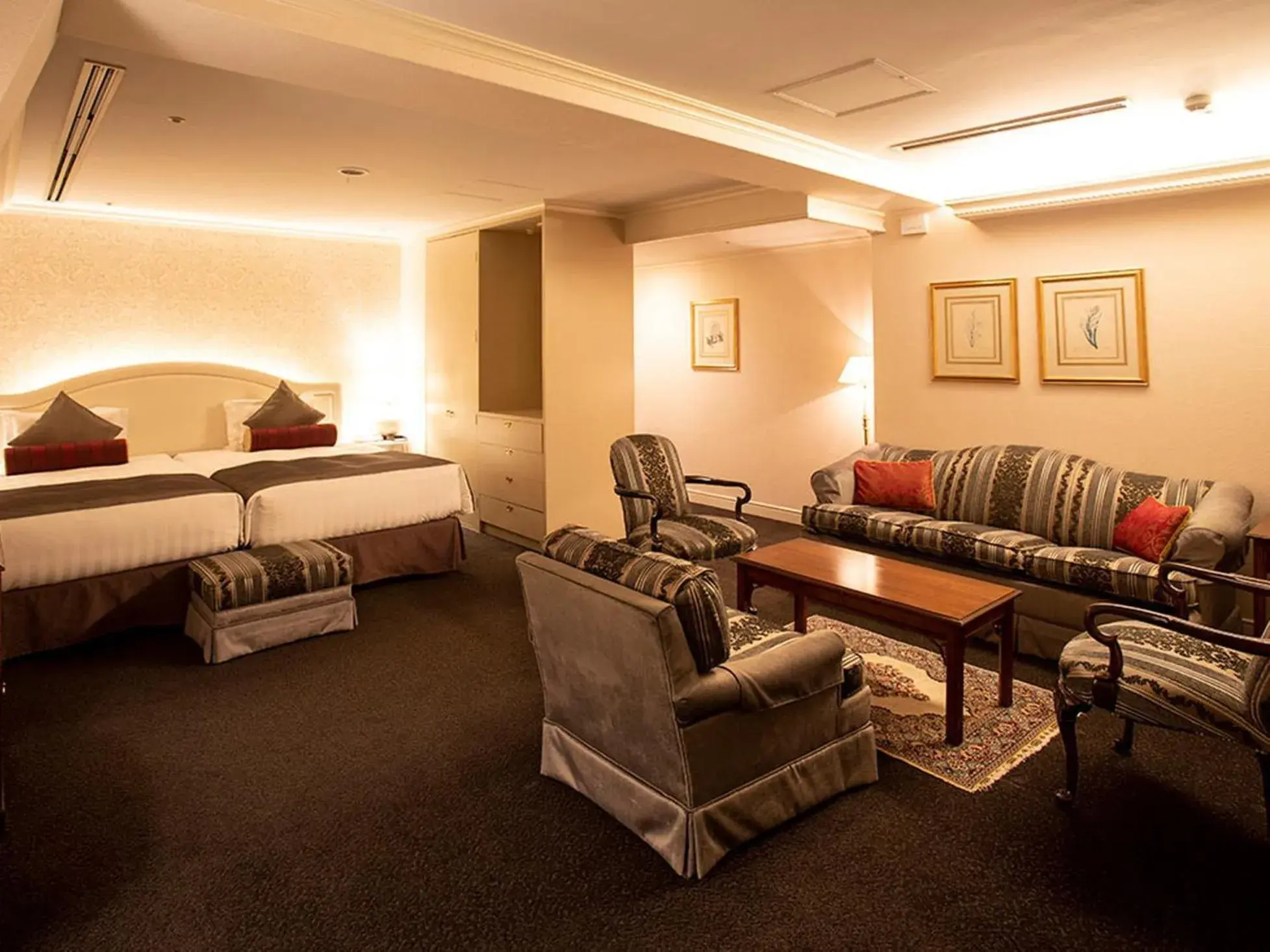 Bed in Kobe Kitano Hotel Bed in Kobe Kitano Hotel