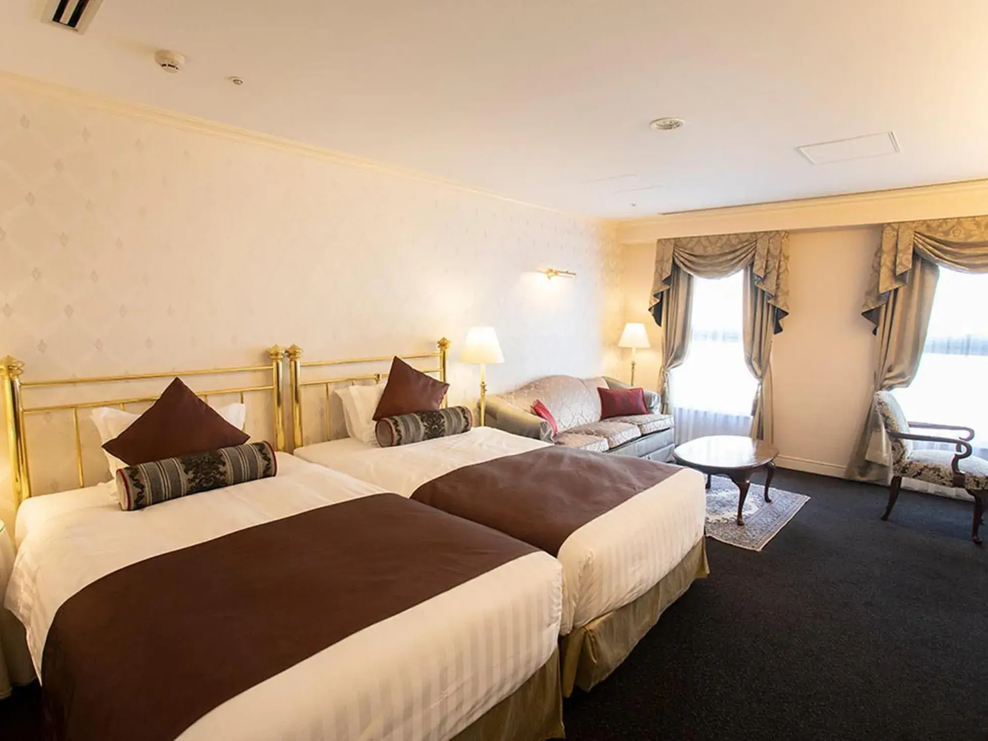 Bed in Kobe Kitano Hotel Bed in Kobe Kitano Hotel