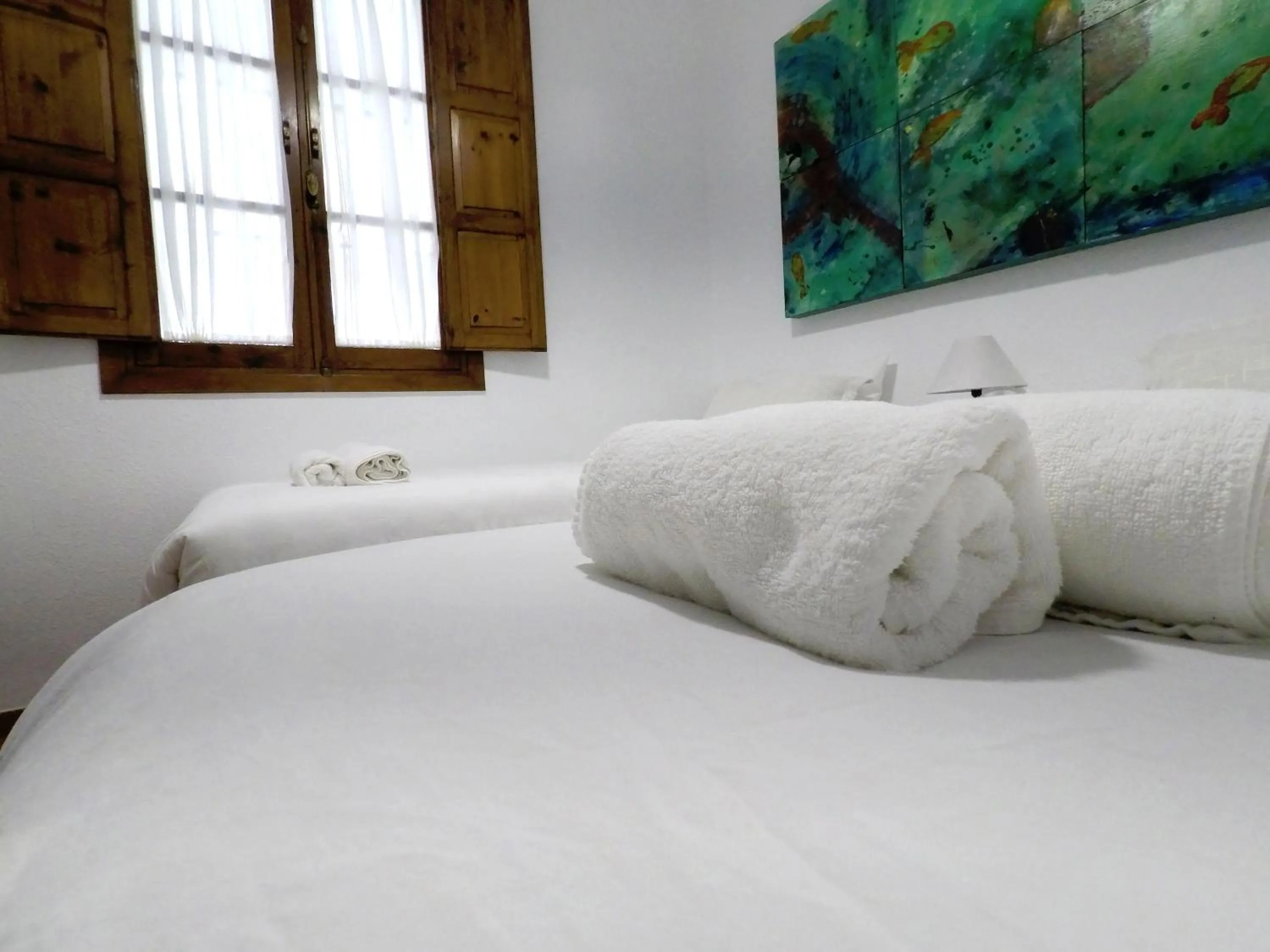 Bedroom, Bed in Duplex acogedor con gran terraza en pleno centro de Sevilla!