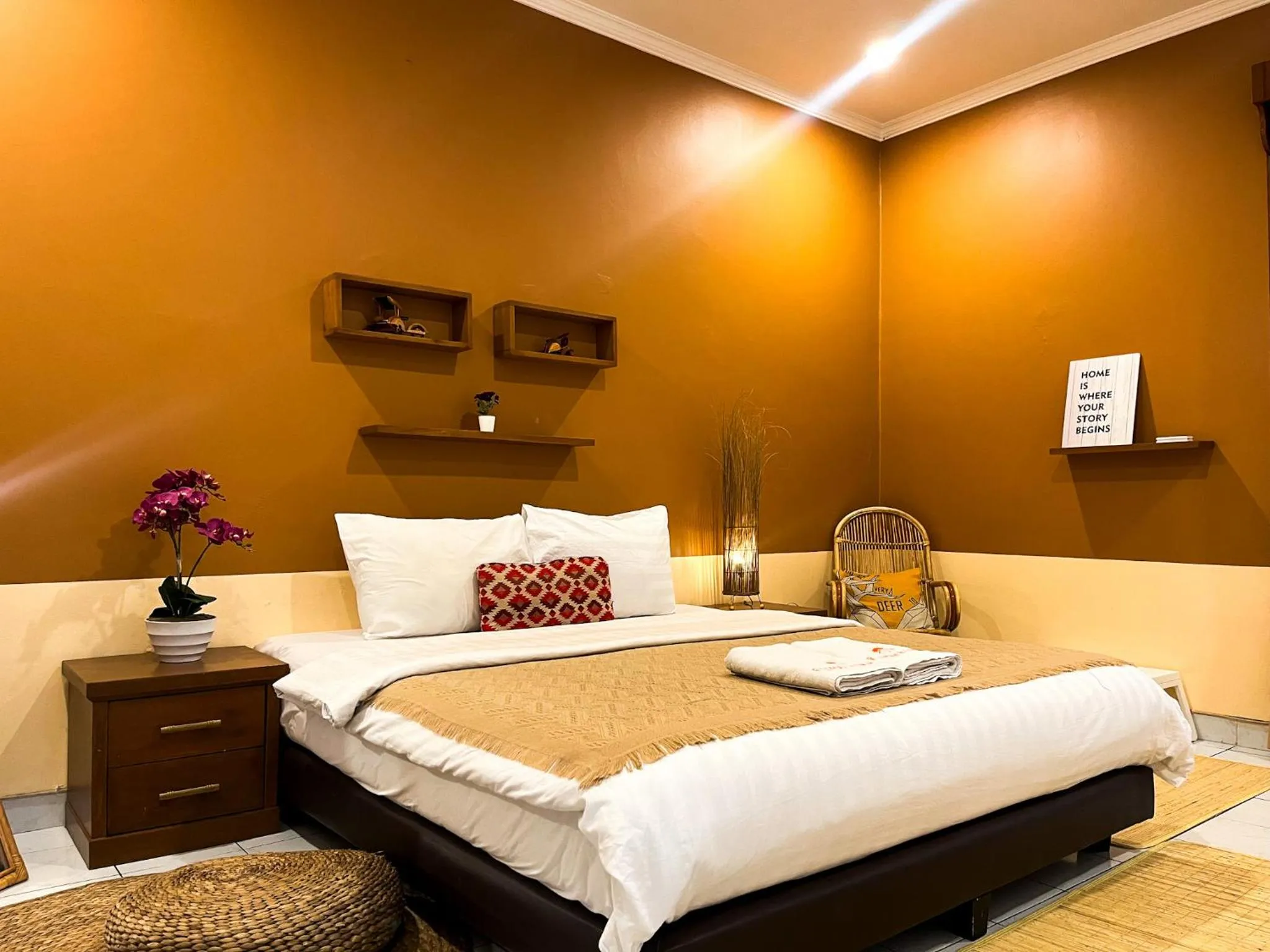 Bed in Roemah Renjana Bandung