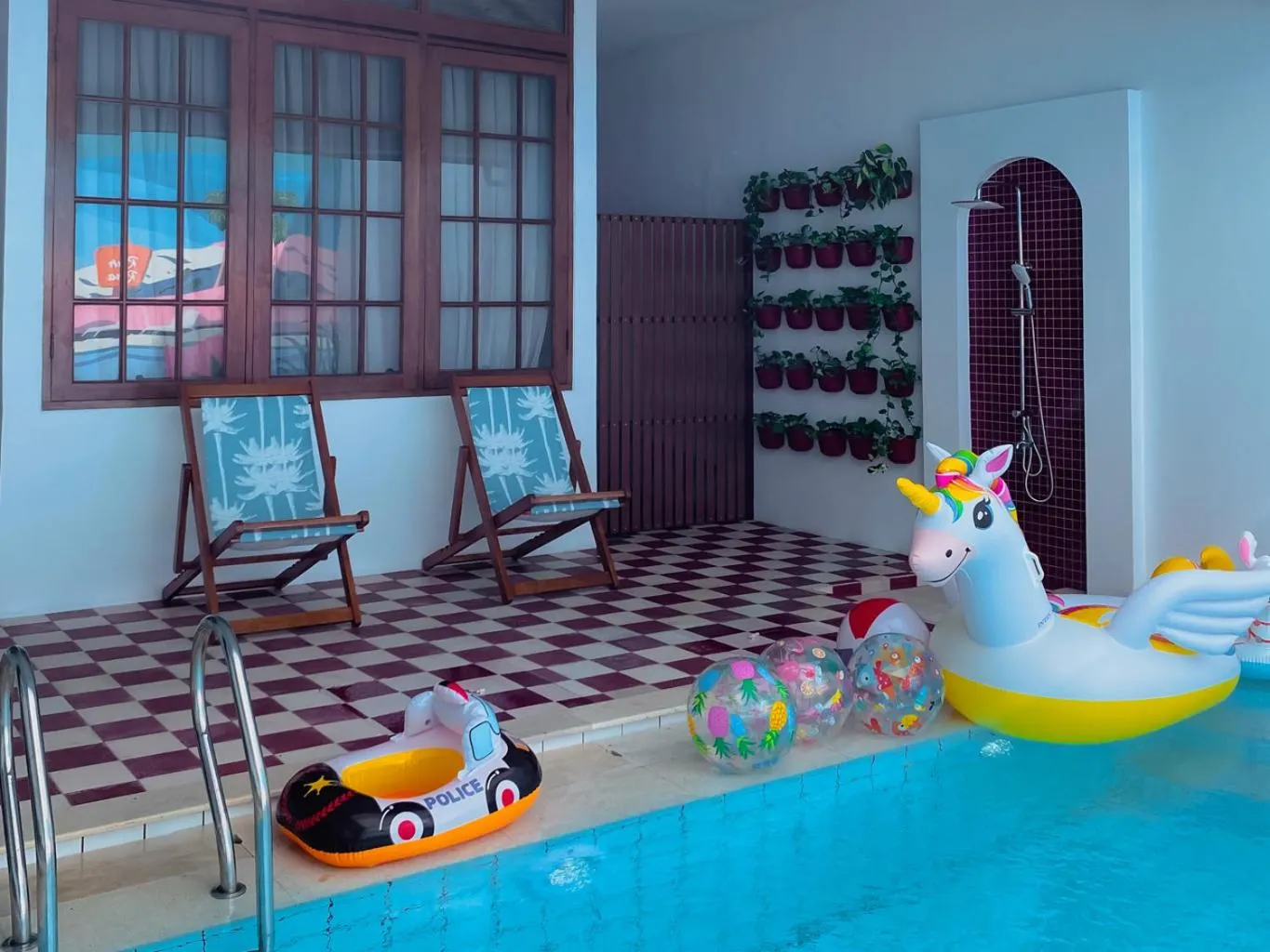 Swimming pool in Roemah Renjana Bandung