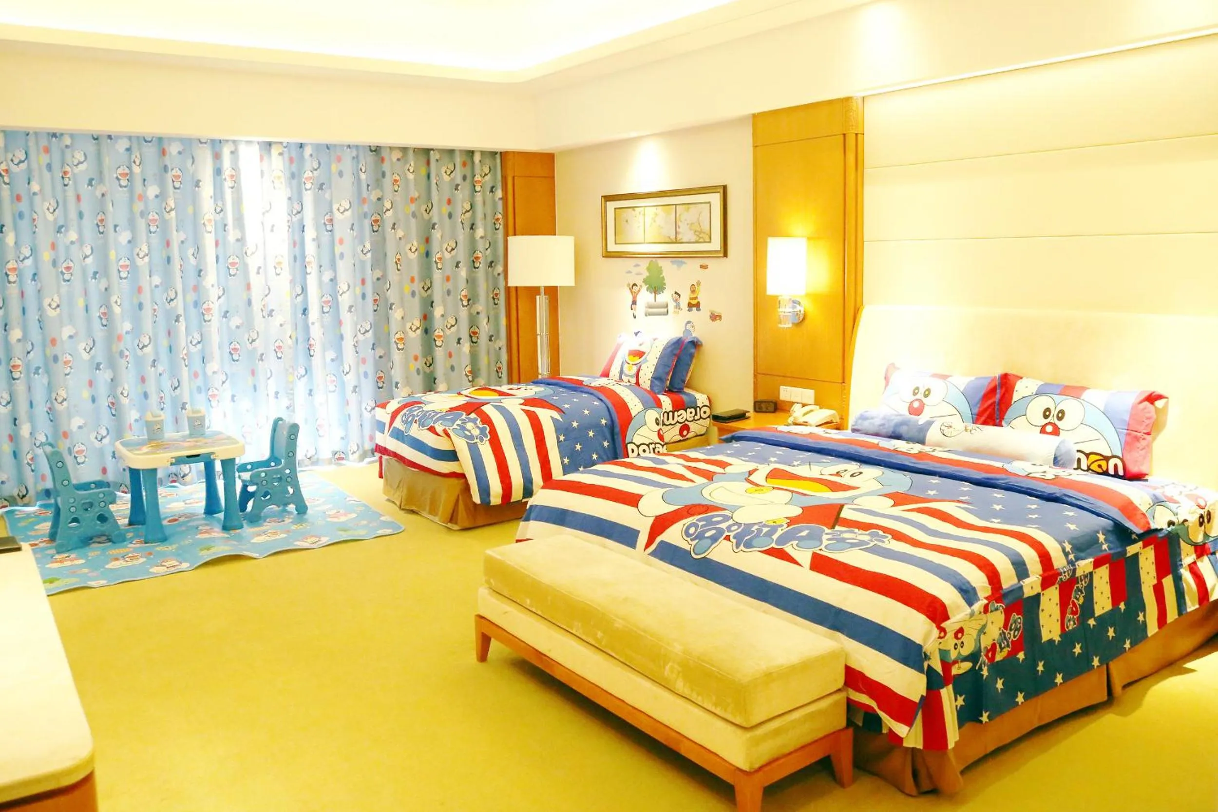Bedroom, Bed in Huaguoshan Hotel