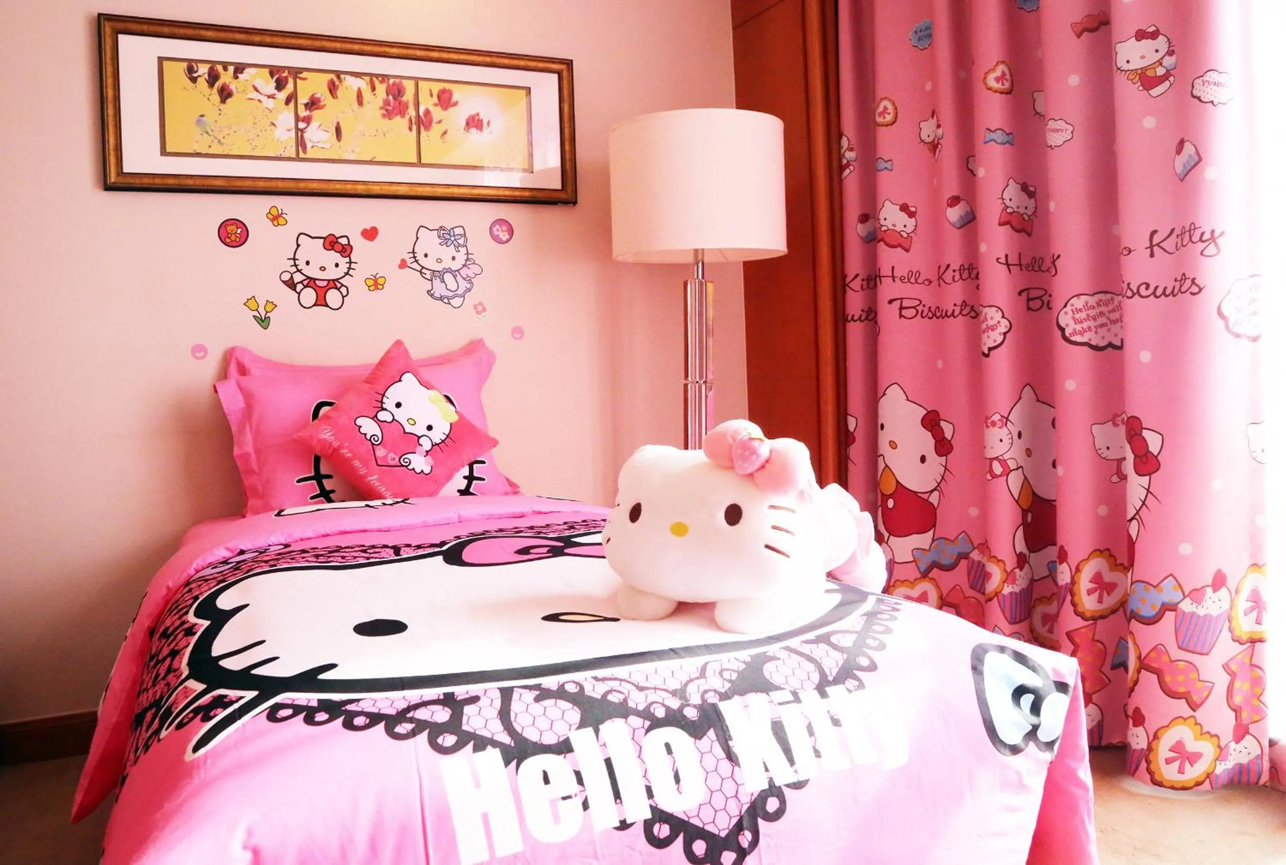 Bedroom, Bed in Huaguoshan Hotel