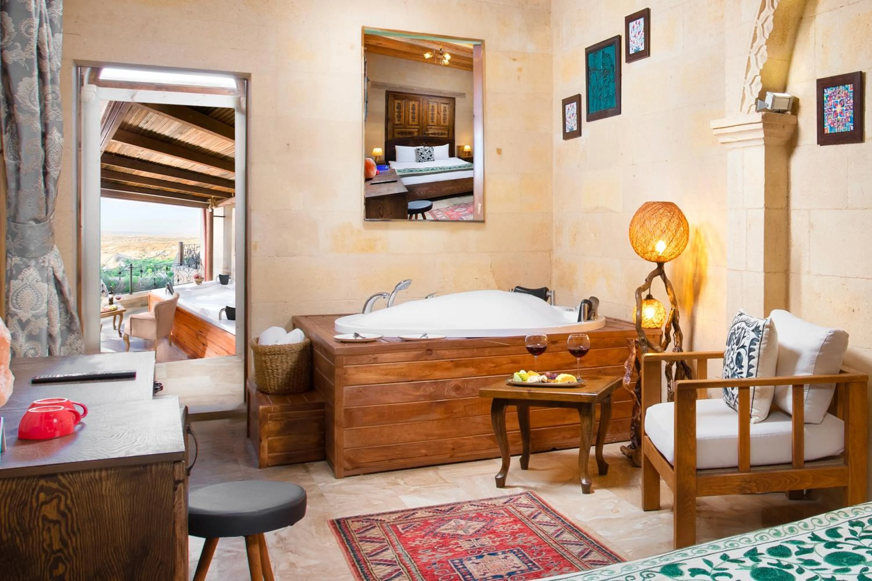 Hot Tub, Bed in Simera in Cappadocia - Special Class - Best View Rooftop