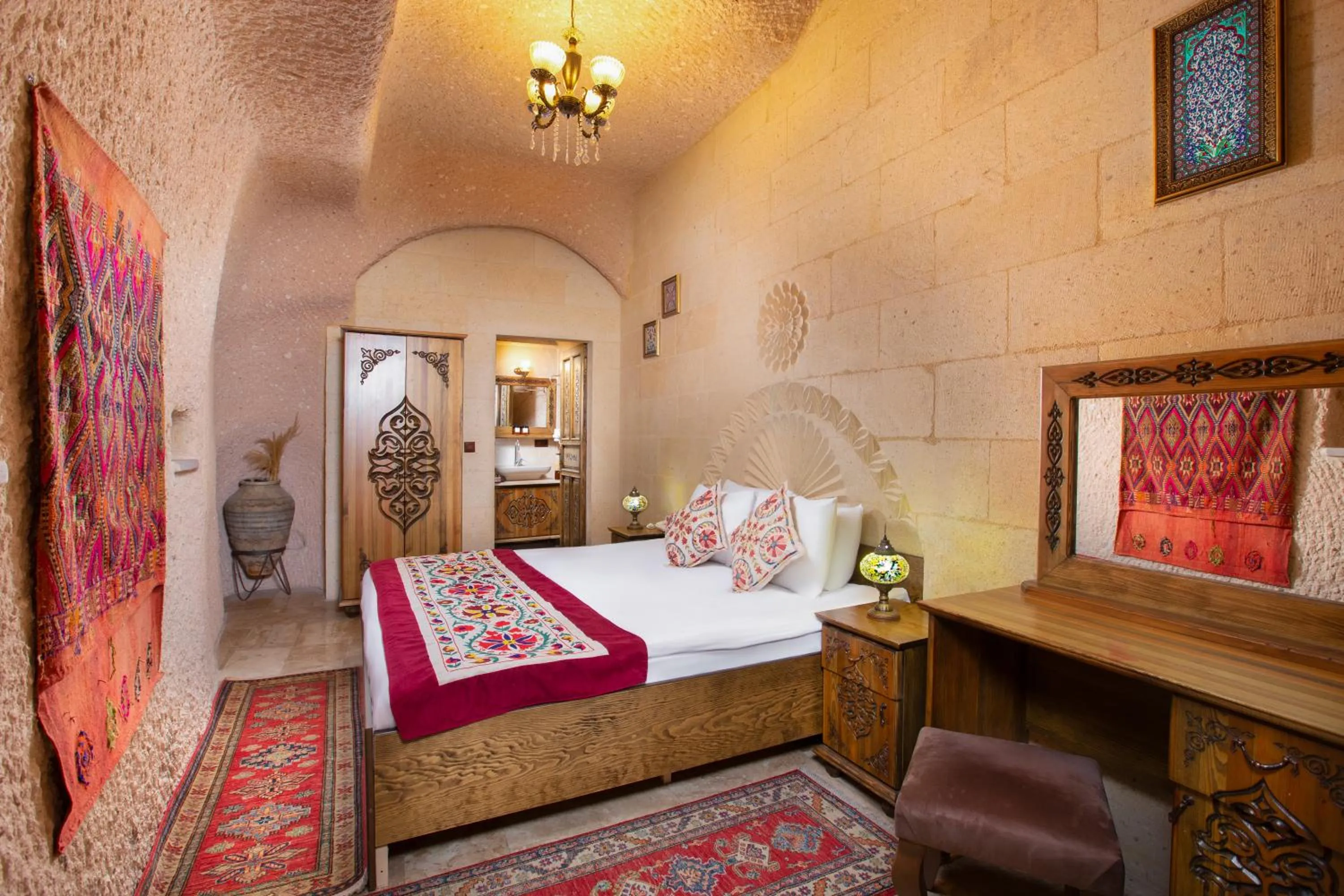 Bedroom, Bed in Simera in Cappadocia - Special Class - Best View Rooftop