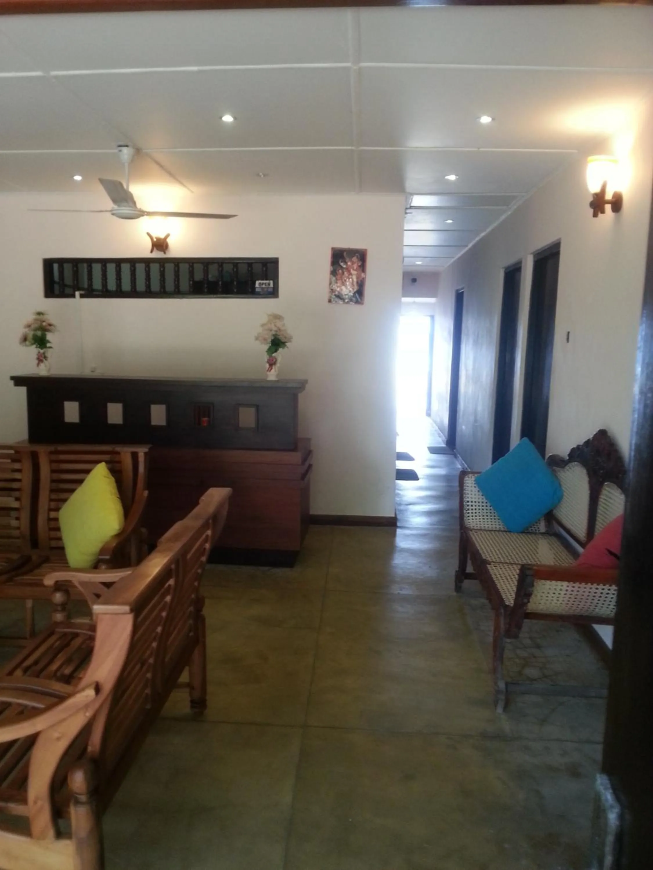 Living room in Thiranagama Beach Hotel