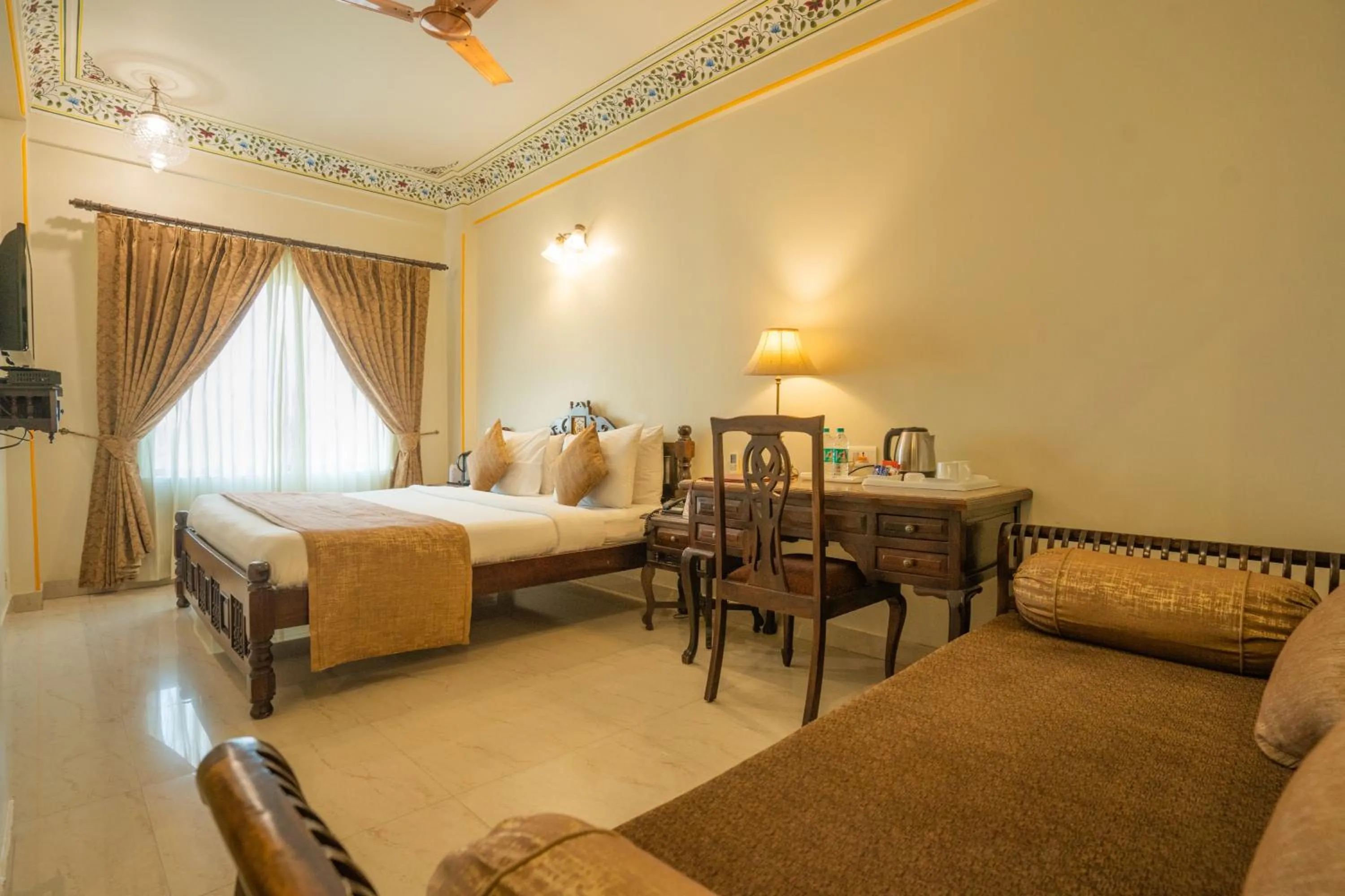 Bed in Umaid Residency - A Regal Heritage Home
