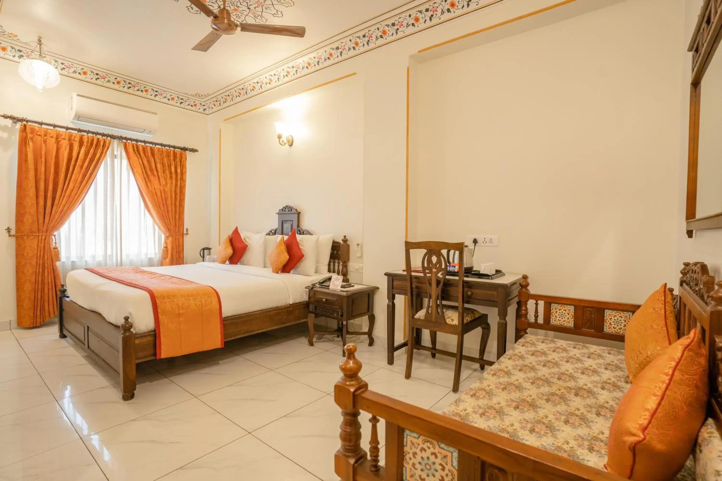 Bed in Umaid Residency - A Regal Heritage Home Bed in Umaid Residency - A Regal Heritage Home