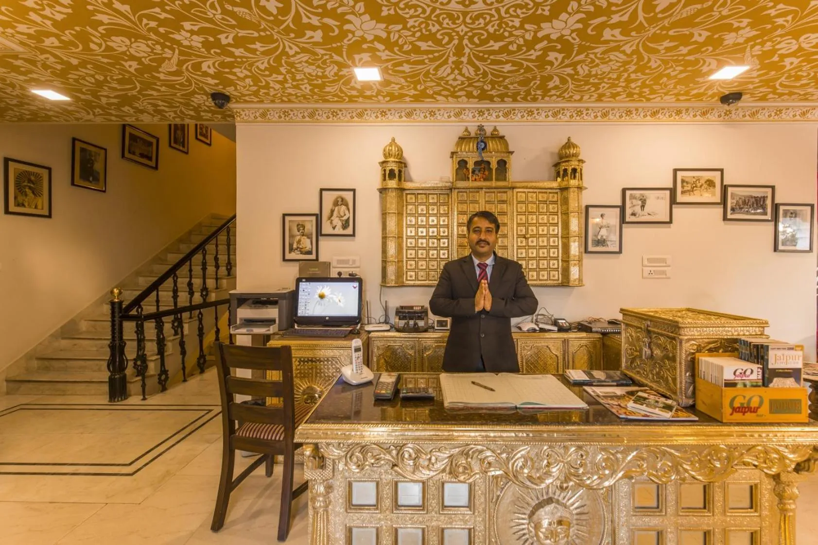 Lobby or reception in Umaid Residency - A Regal Heritage Home