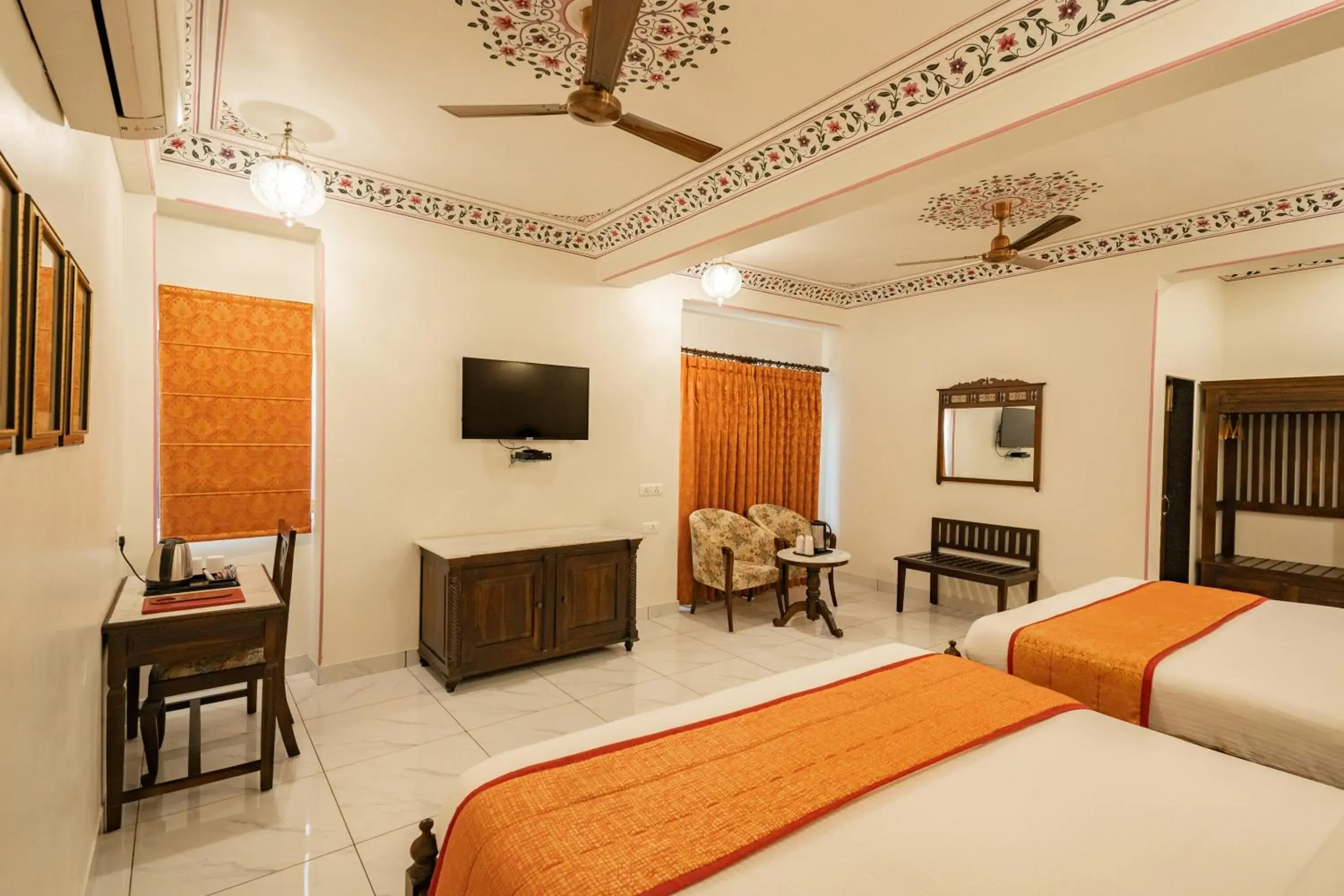 TV and multimedia, Bed in Umaid Residency - A Regal Heritage Home TV and multimedia, Bed in Umaid Residency - A Regal Heritage Home