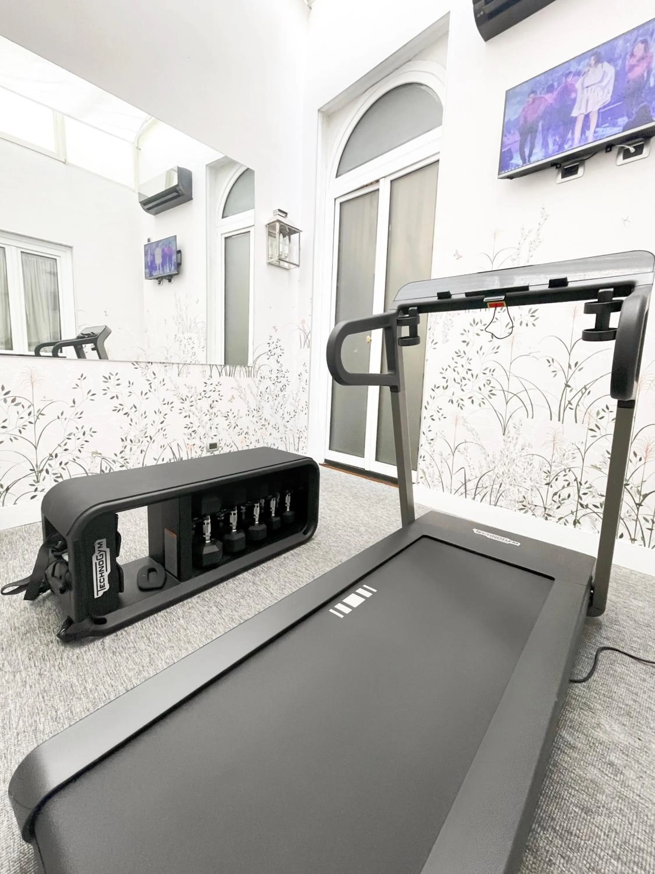 Fitness centre/facilities in Domus Florentiae Hotel