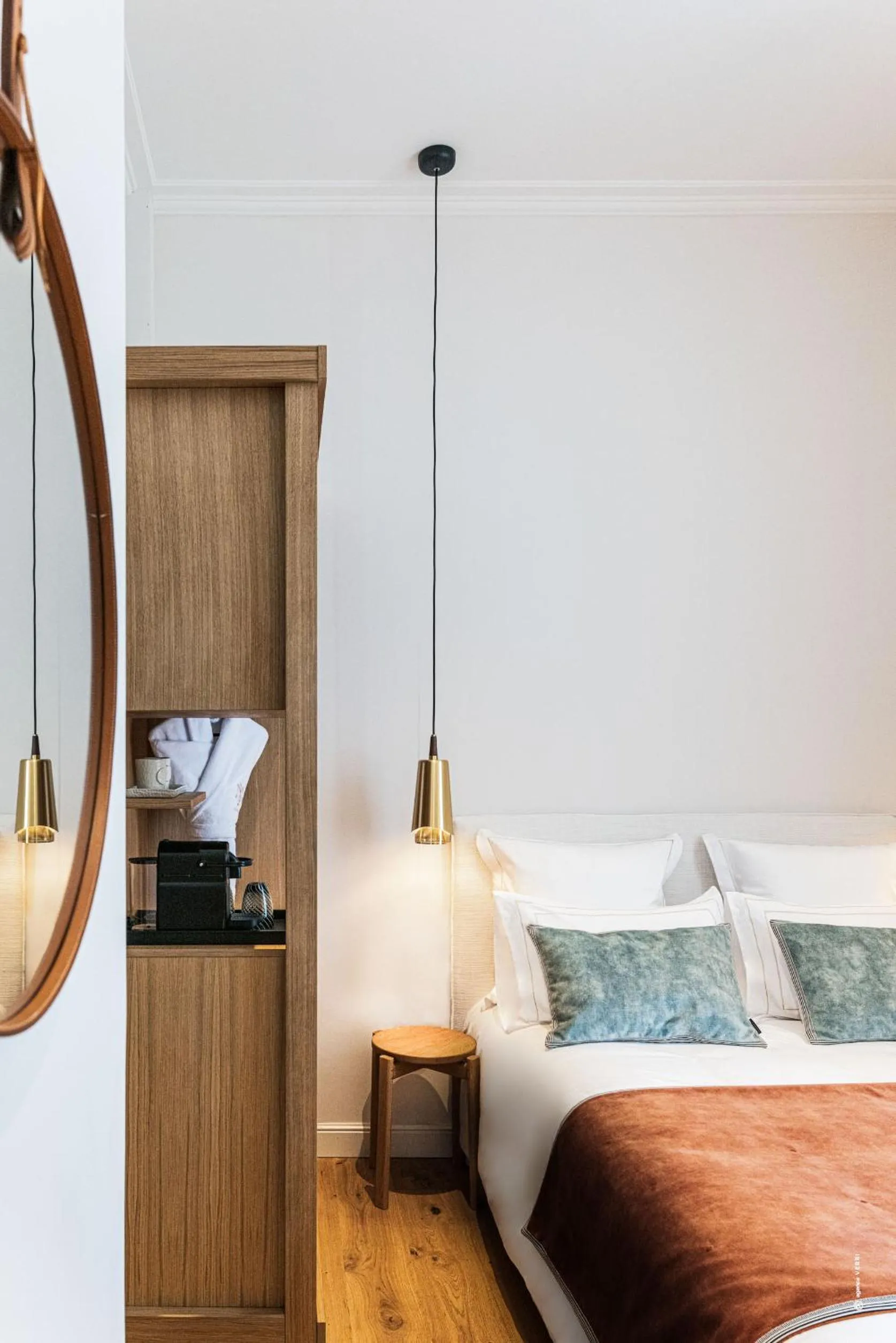 Bed in Hôtel Le Mosaïque