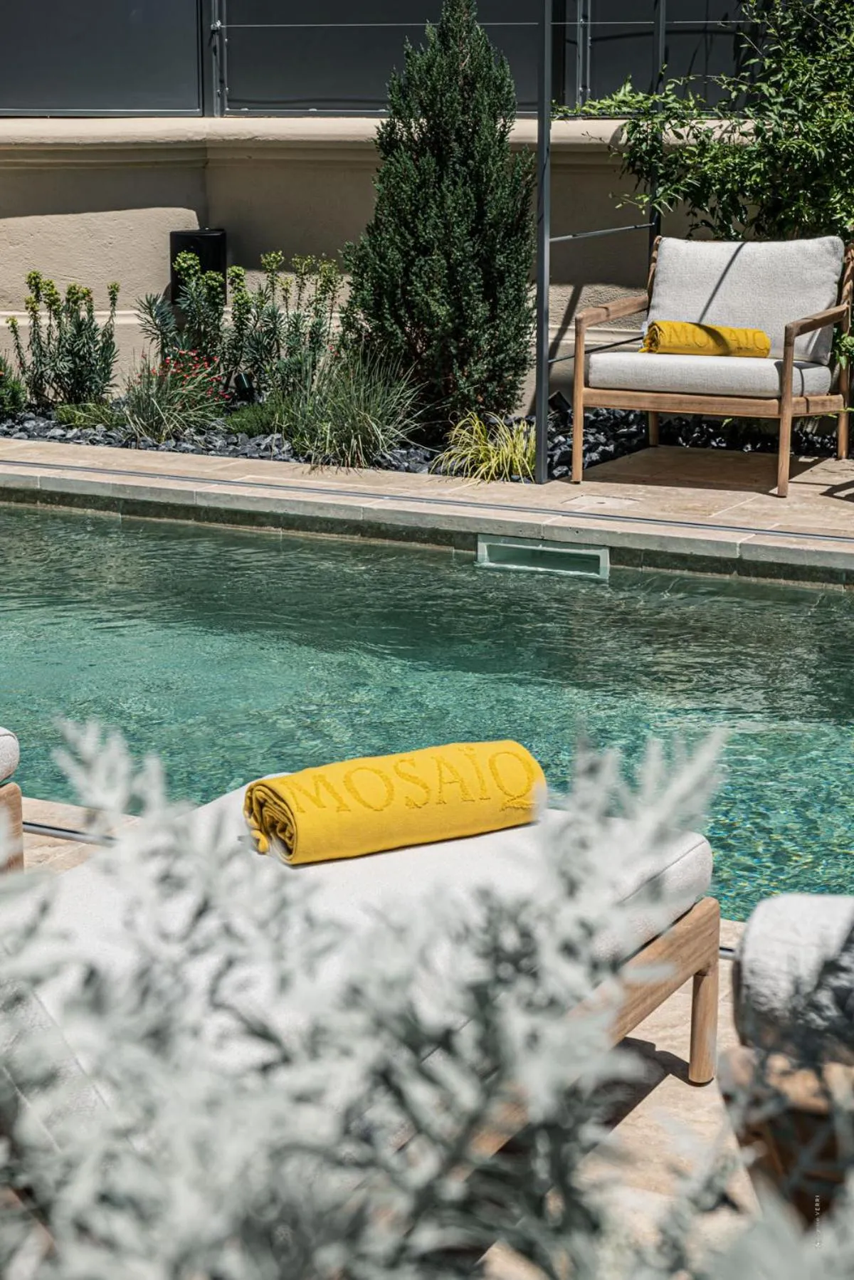 Swimming pool in Hôtel Le Mosaïque