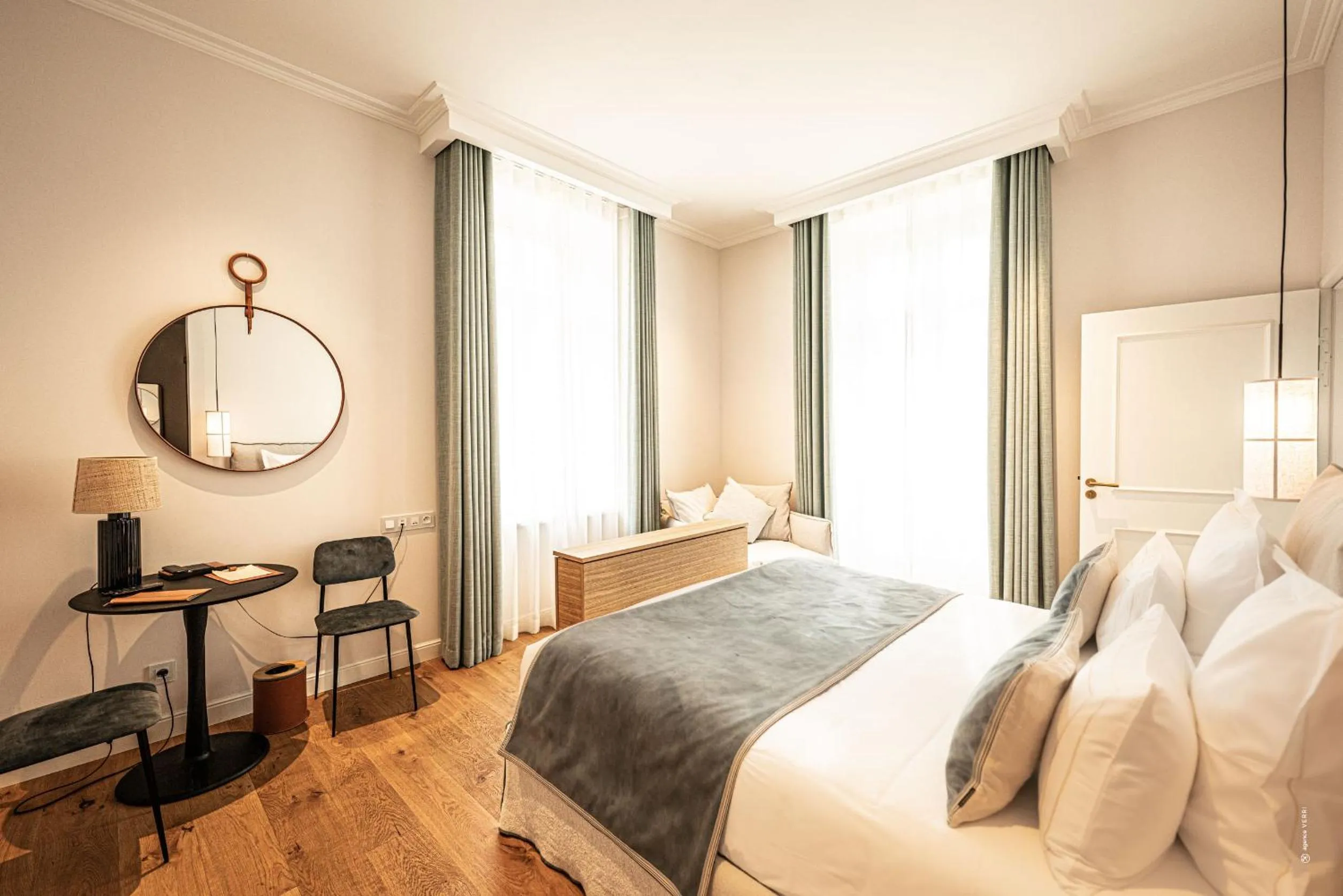 Bed in Hôtel Le Mosaïque