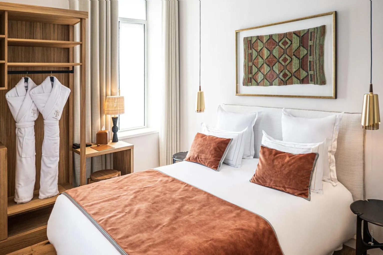 Bed in Hôtel Le Mosaïque