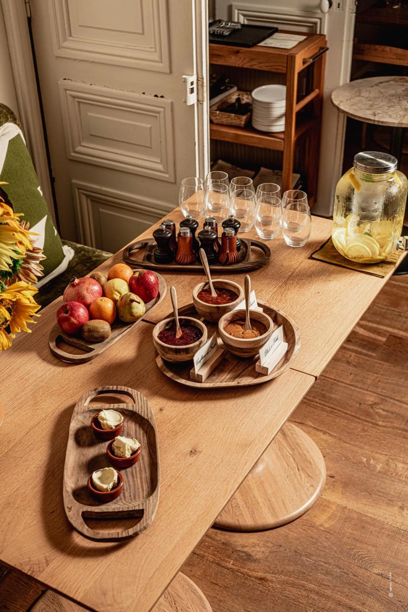 Breakfast in Hôtel Le Mosaïque