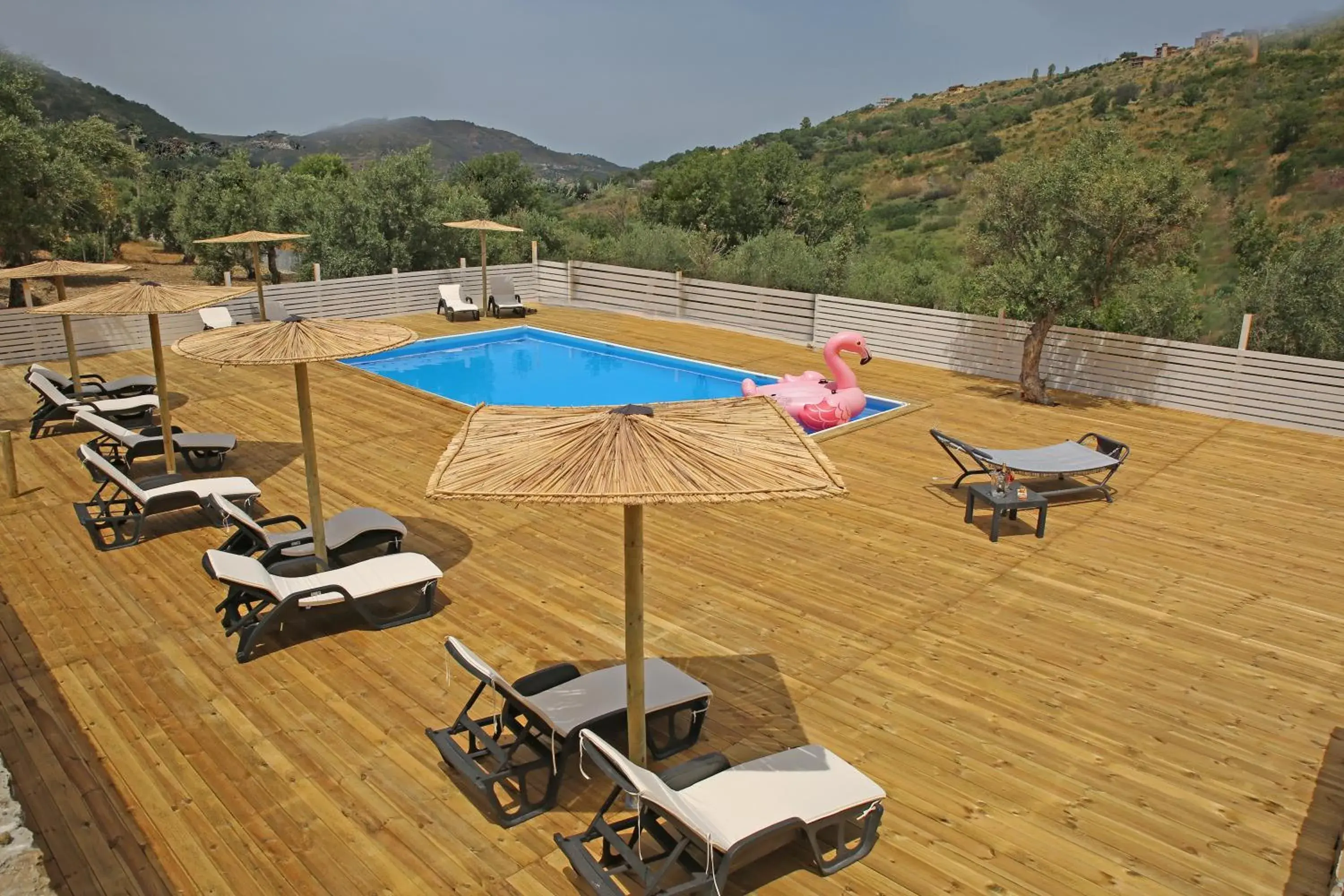 Pool view in Acquasanta Relais Pool view in Acquasanta Relais