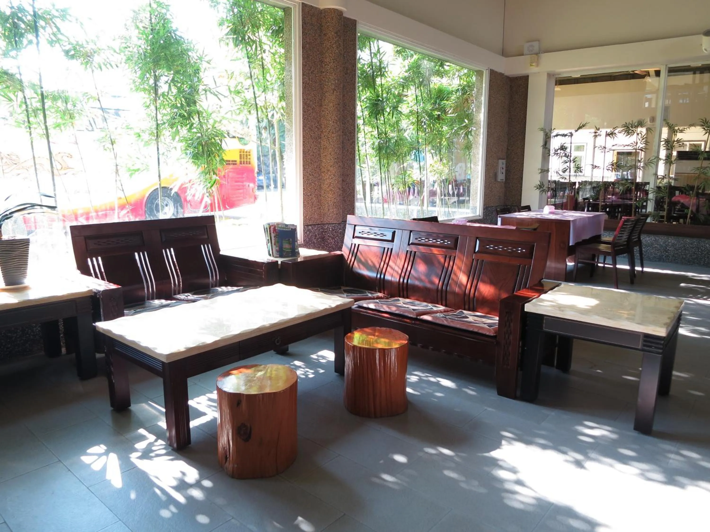 Seating area in Ying Shih Guest House
