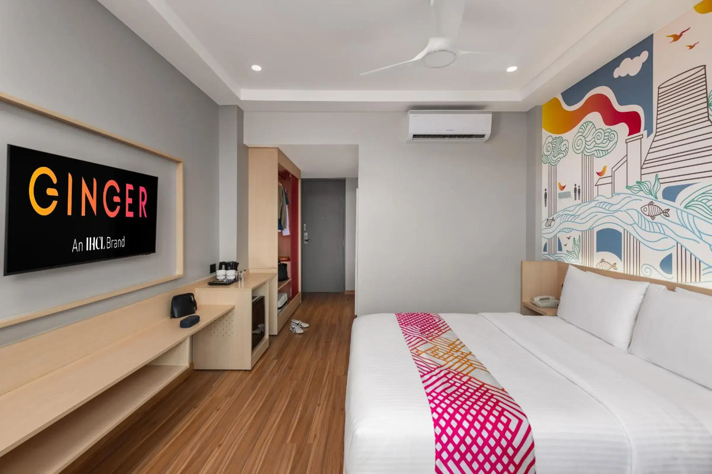 Bedroom, Bed in Ginger Durgapur Bedroom, Bed in Ginger Durgapur