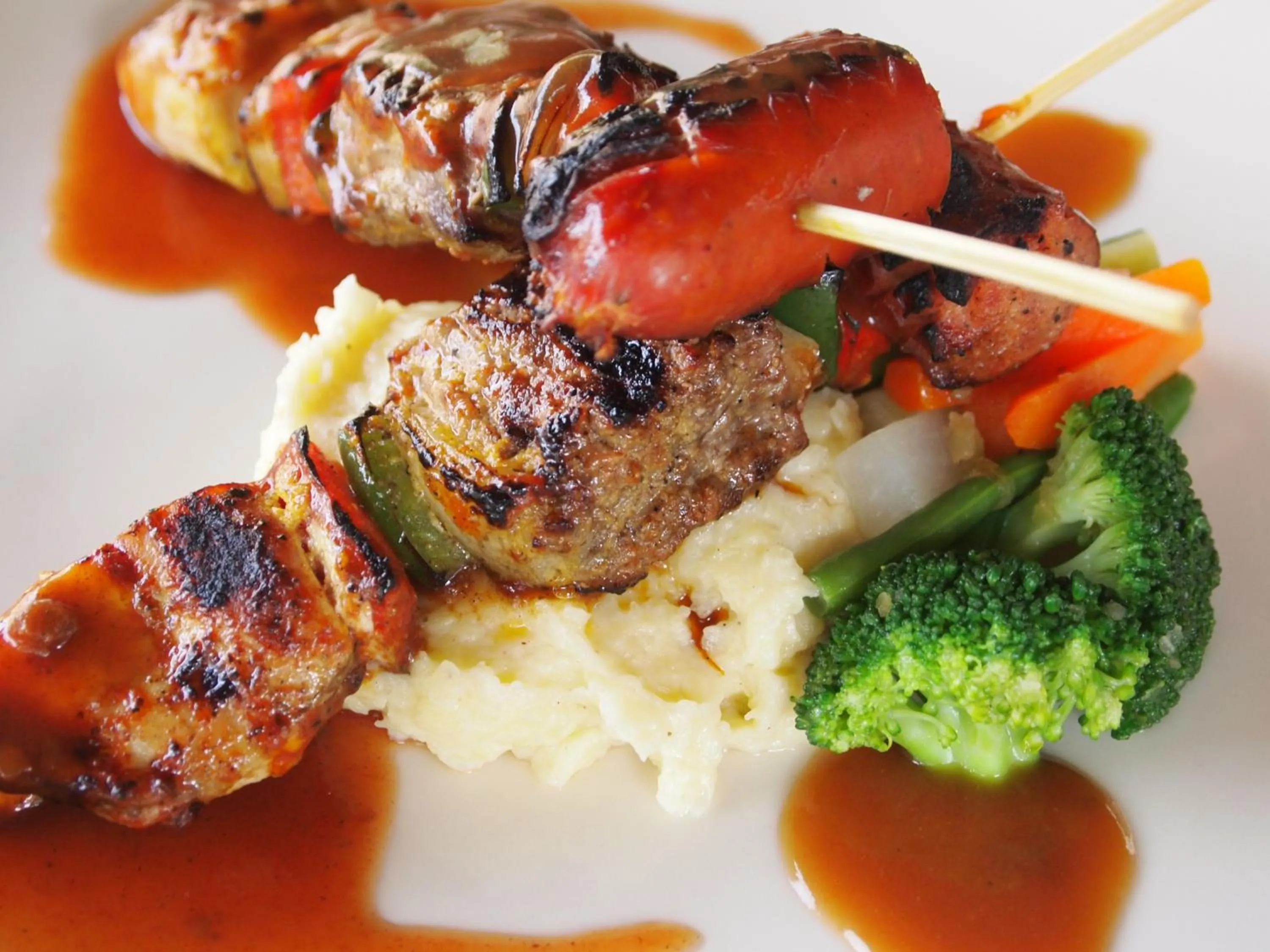 Food close-up in Saren Indah Hotel