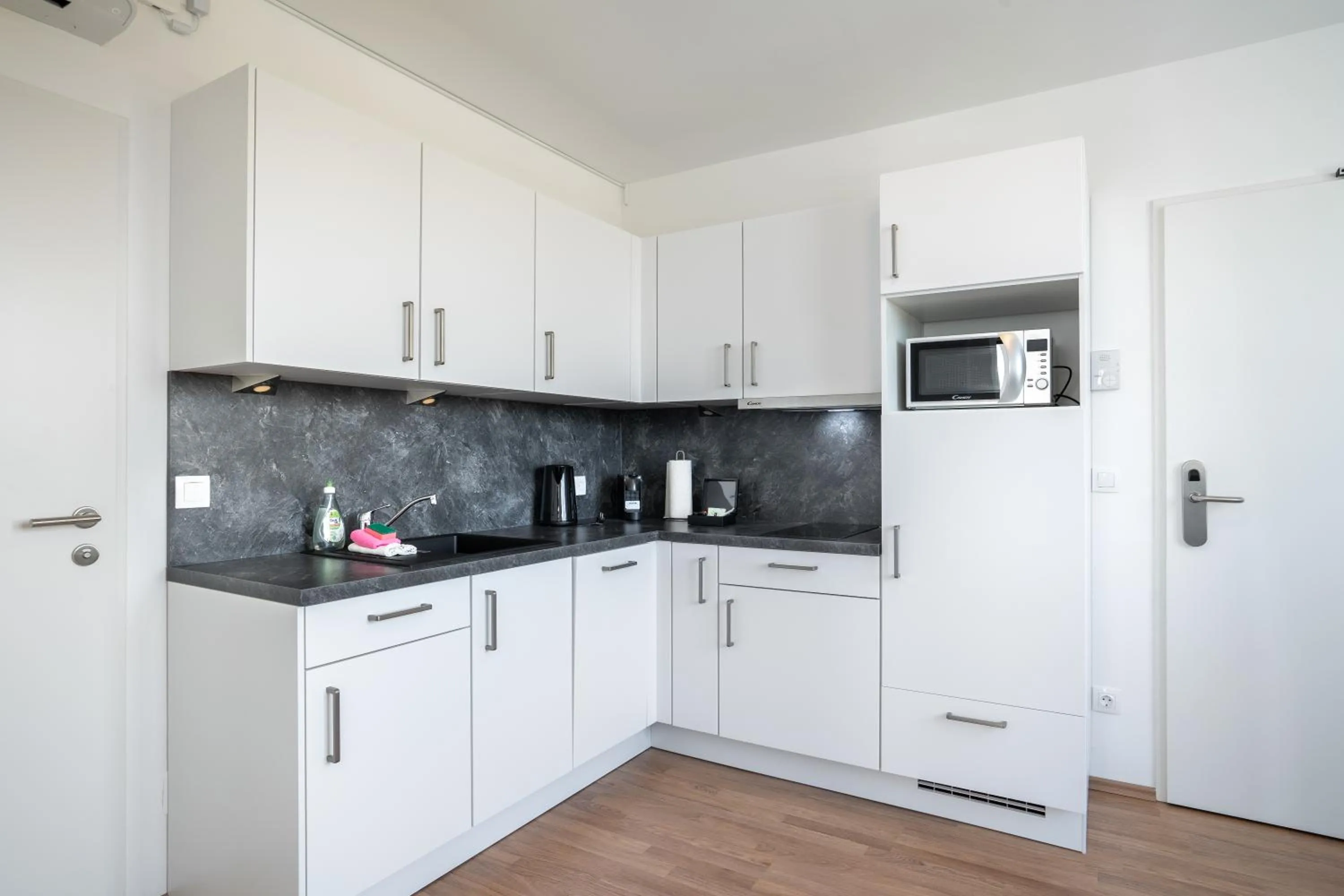 Coffee/tea facilities in FeelGood Apartments LakeLiving inklusive Garagenplatz