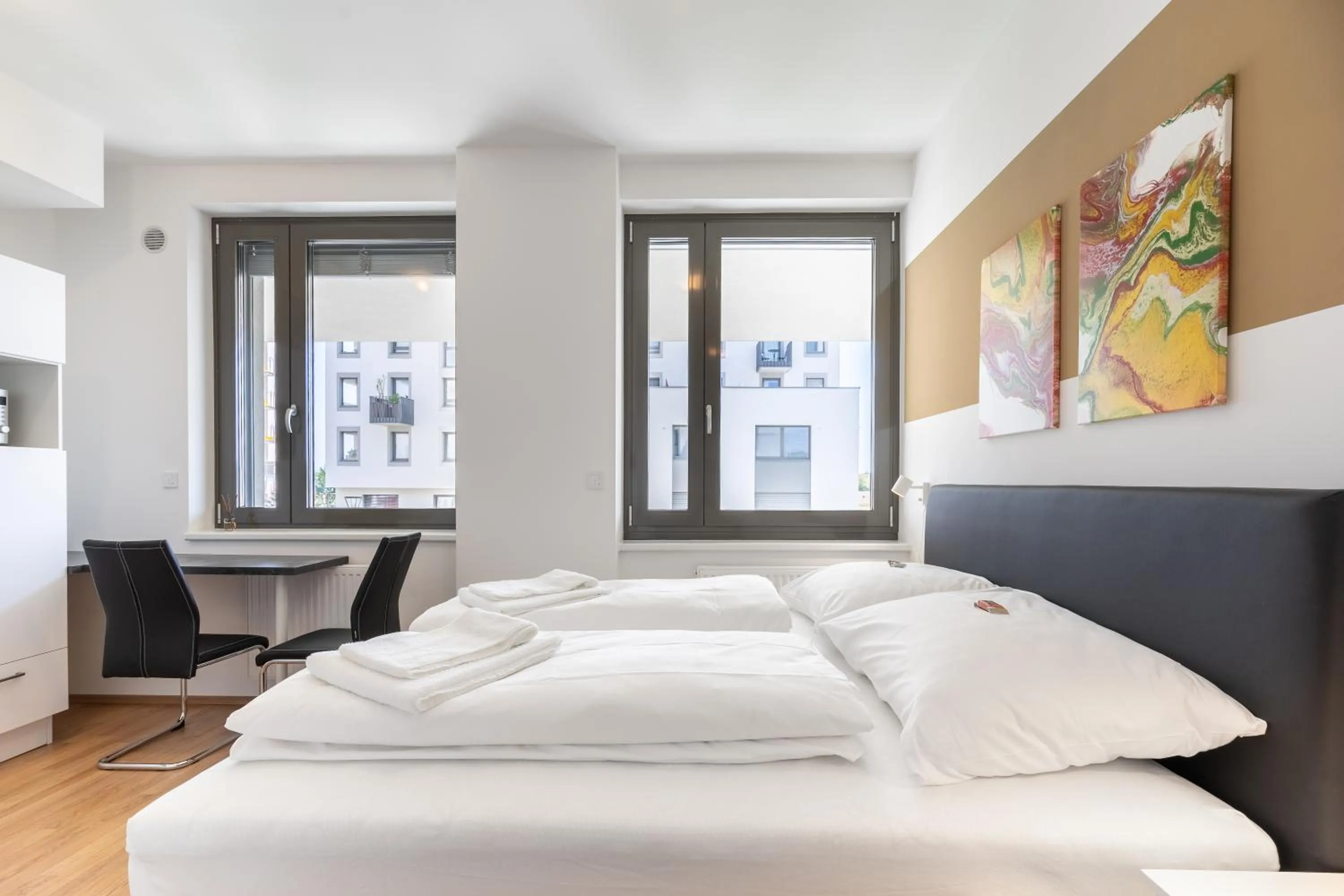 Bed in FeelGood Apartments LakeLiving inklusive Garagenplatz