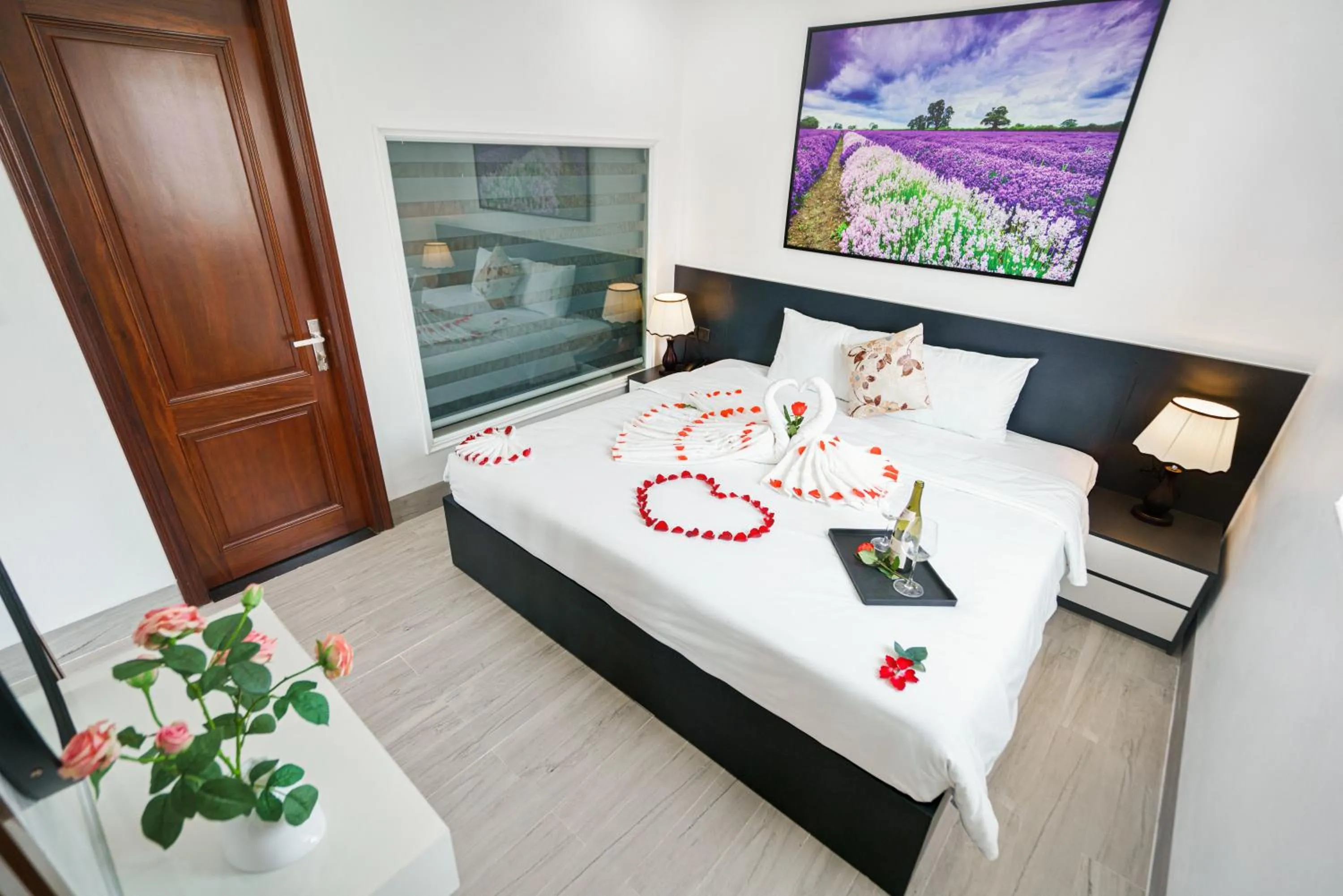 Bed in The Enchanted Ha Long Hotel