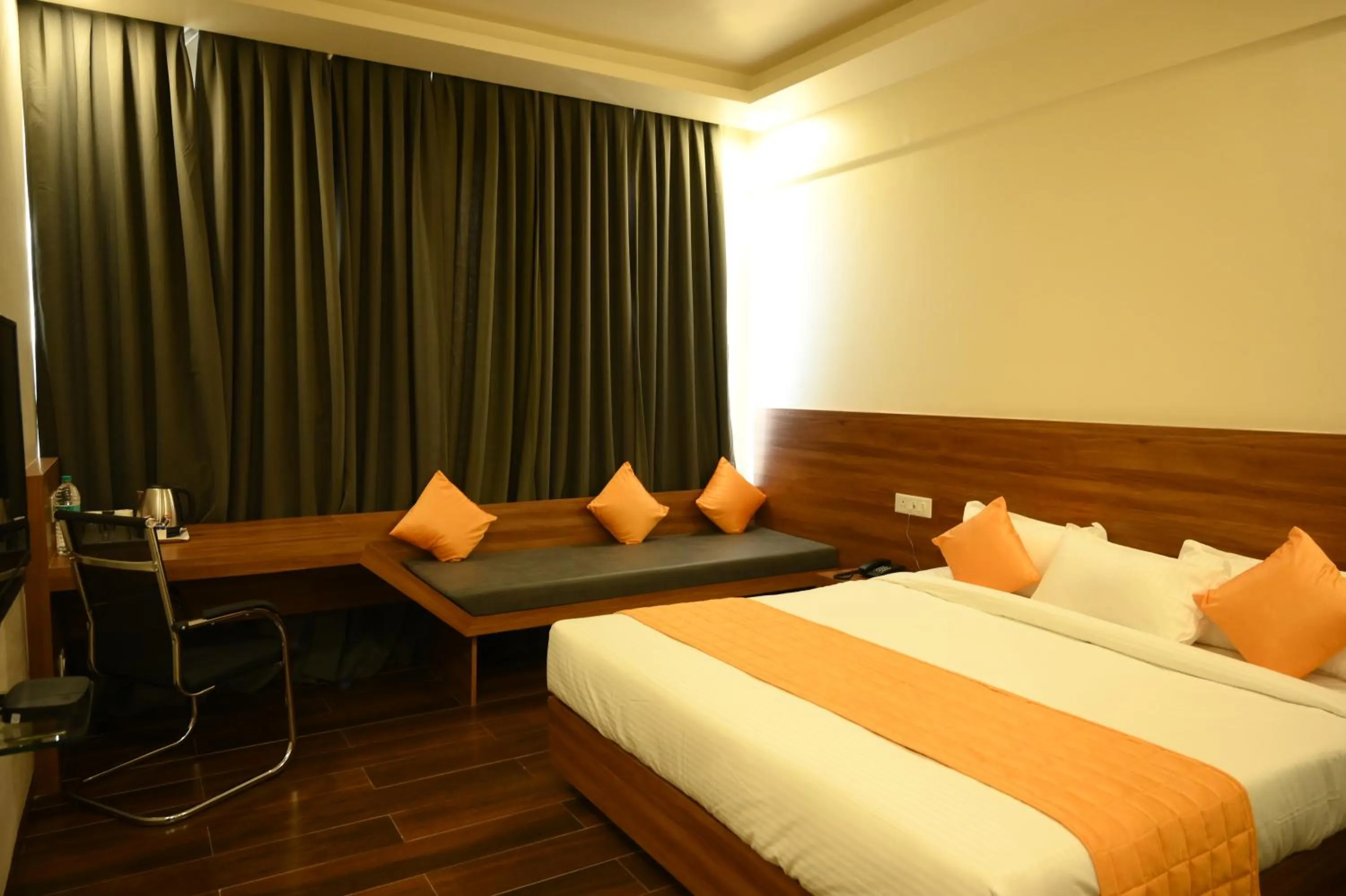 Photo of the whole room, Bed in HOTEL MAKHAN VIHAR