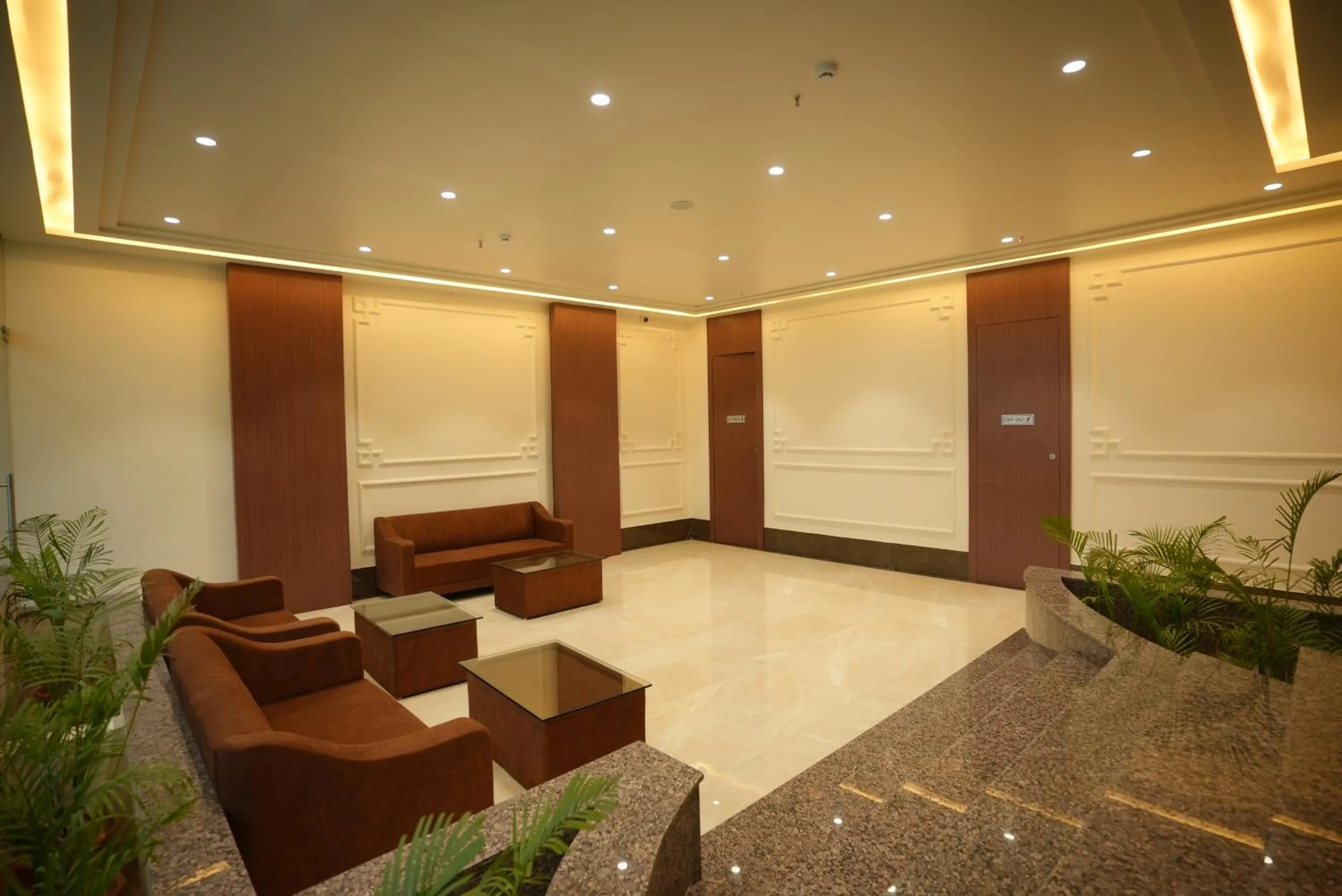 Seating area in HOTEL MAKHAN VIHAR