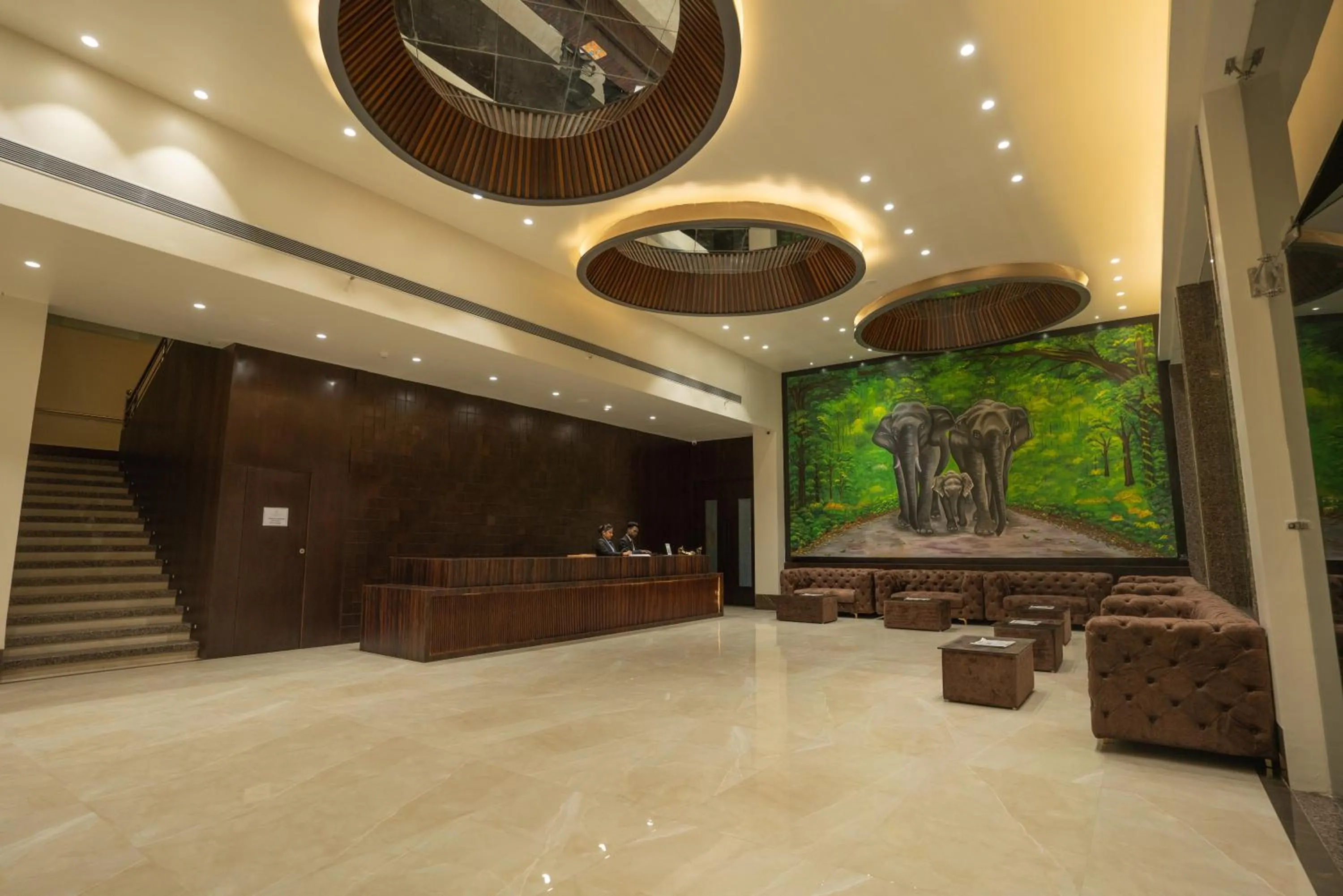Lobby or reception in HOTEL MAKHAN VIHAR