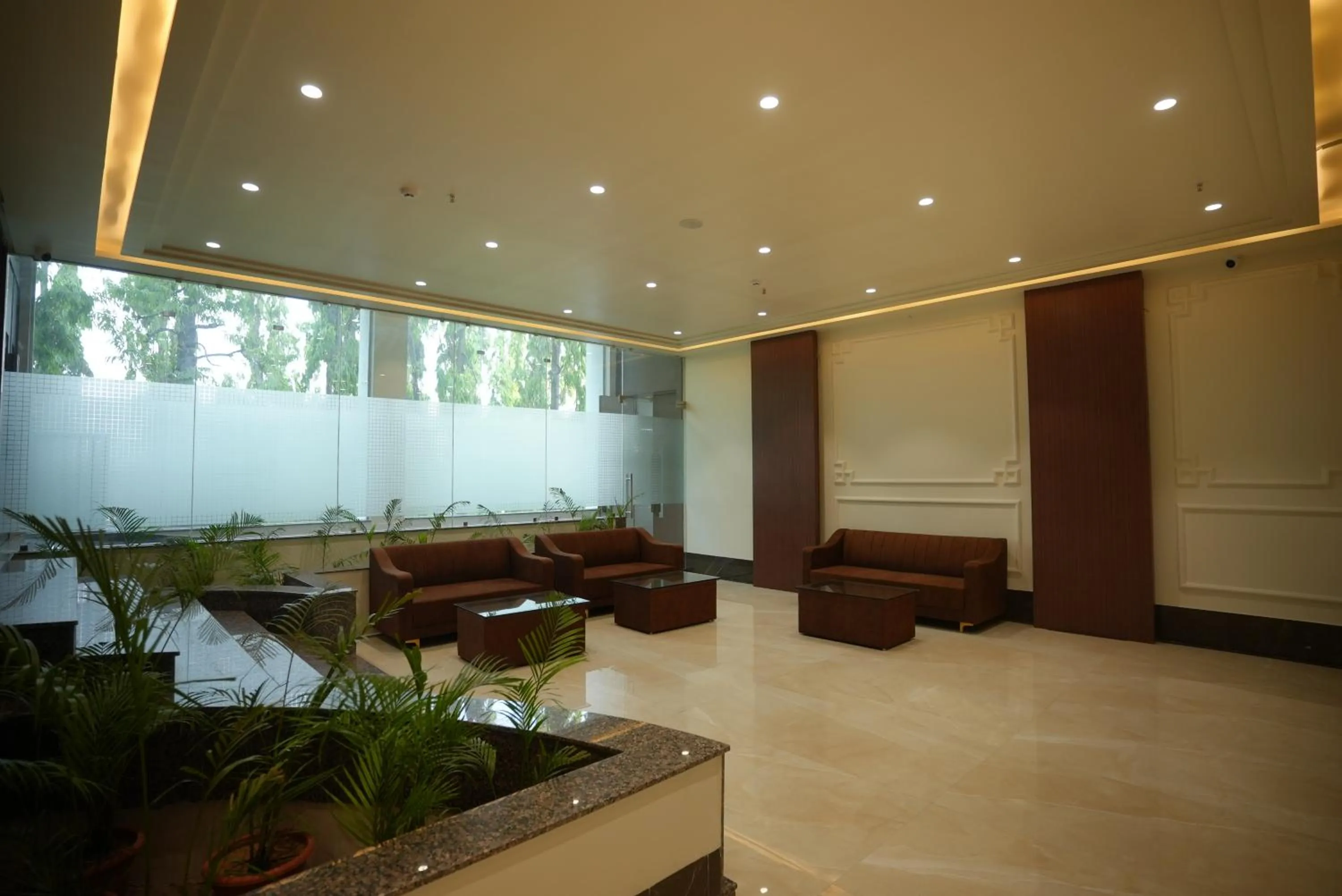 Seating area in HOTEL MAKHAN VIHAR