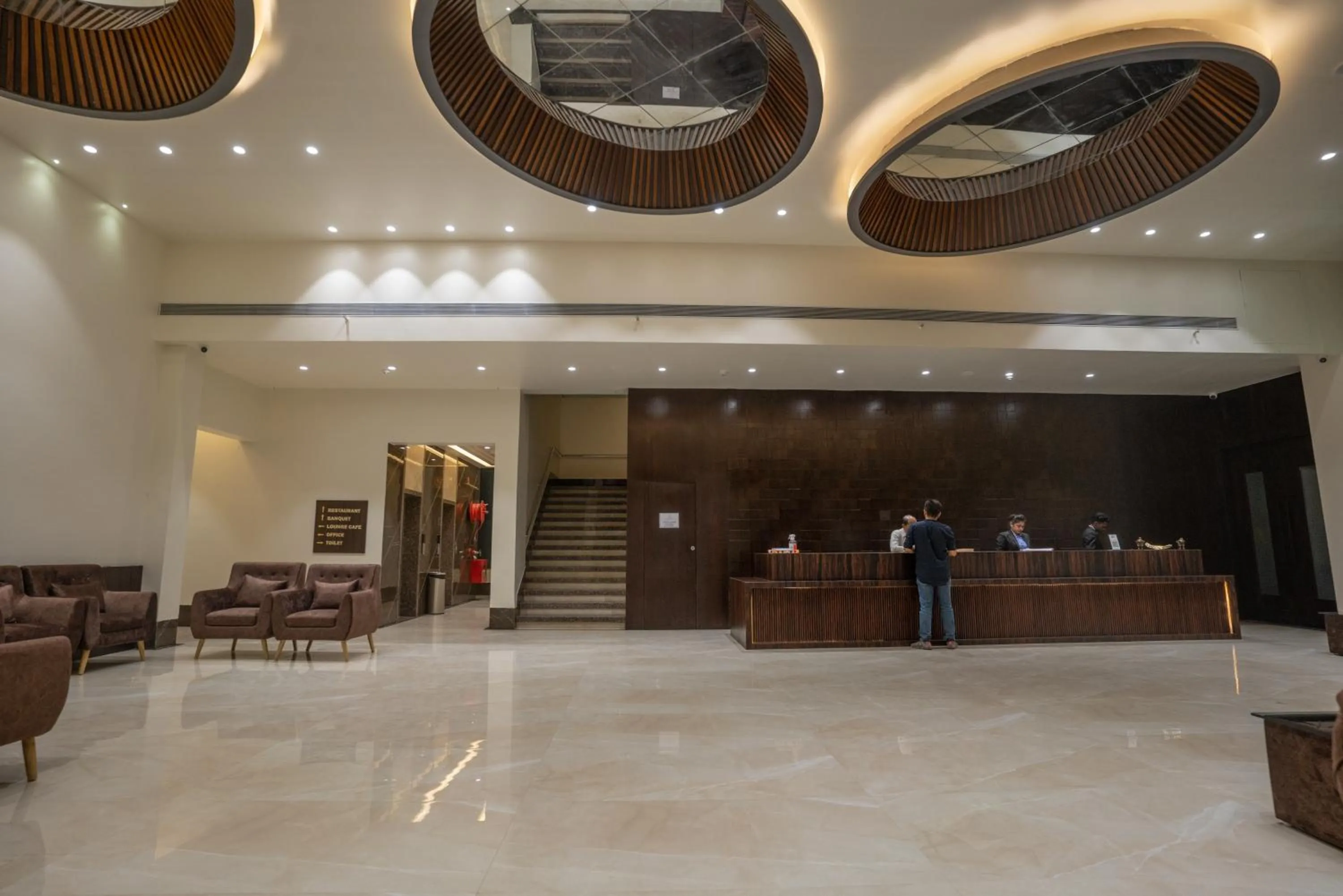 Lobby or reception in HOTEL MAKHAN VIHAR
