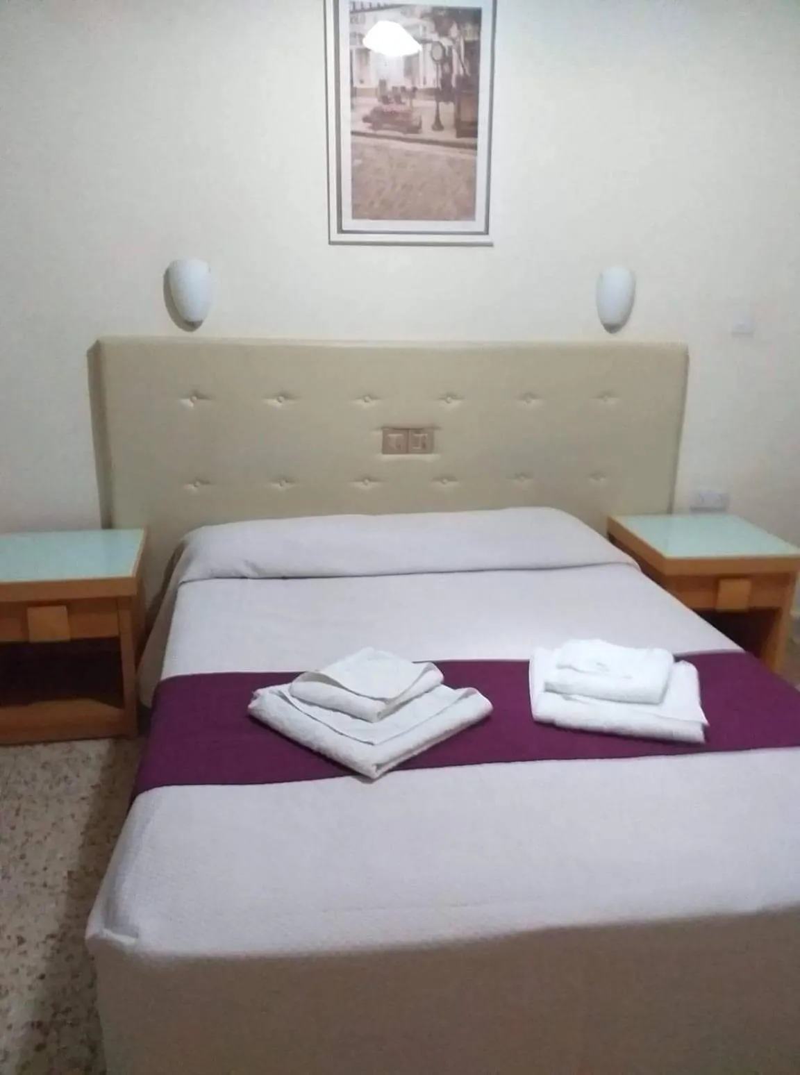 Bed in Minaides Hotel