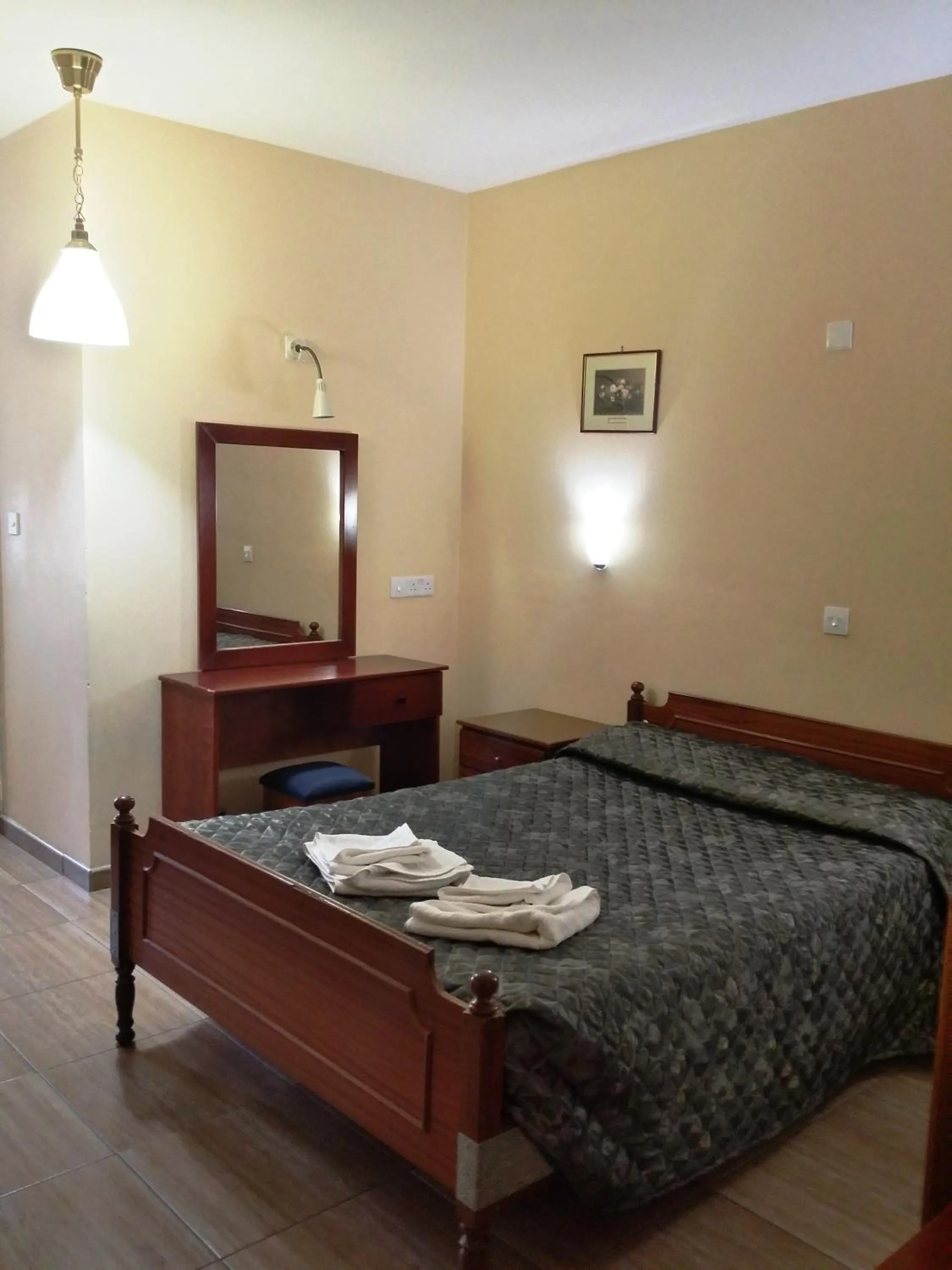 Bed in Minaides Hotel