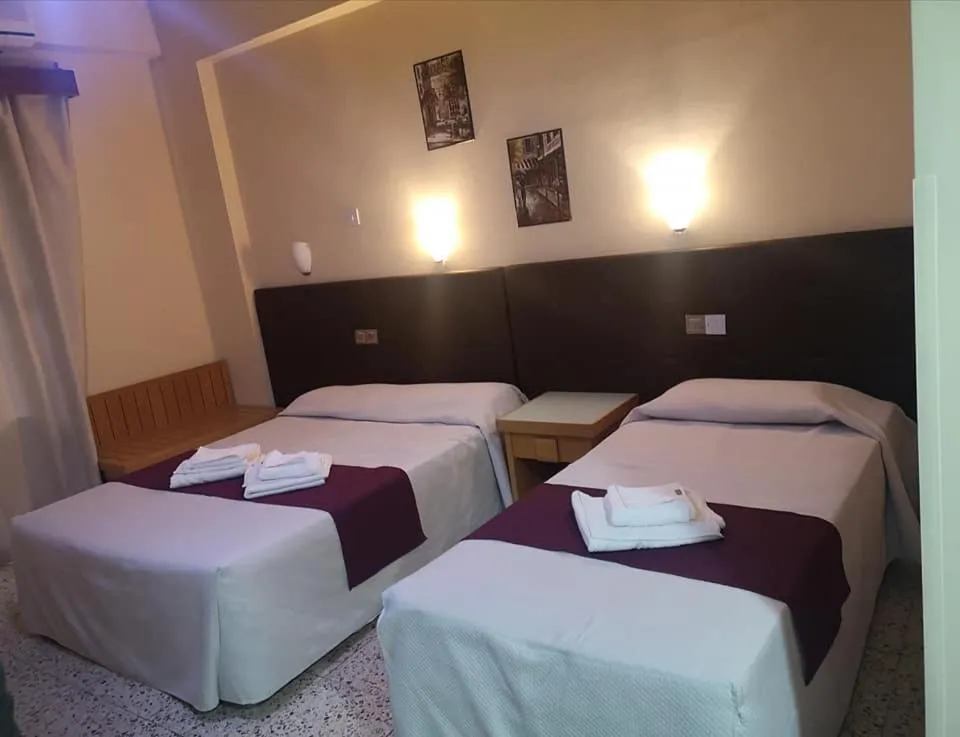 Bed in Minaides Hotel