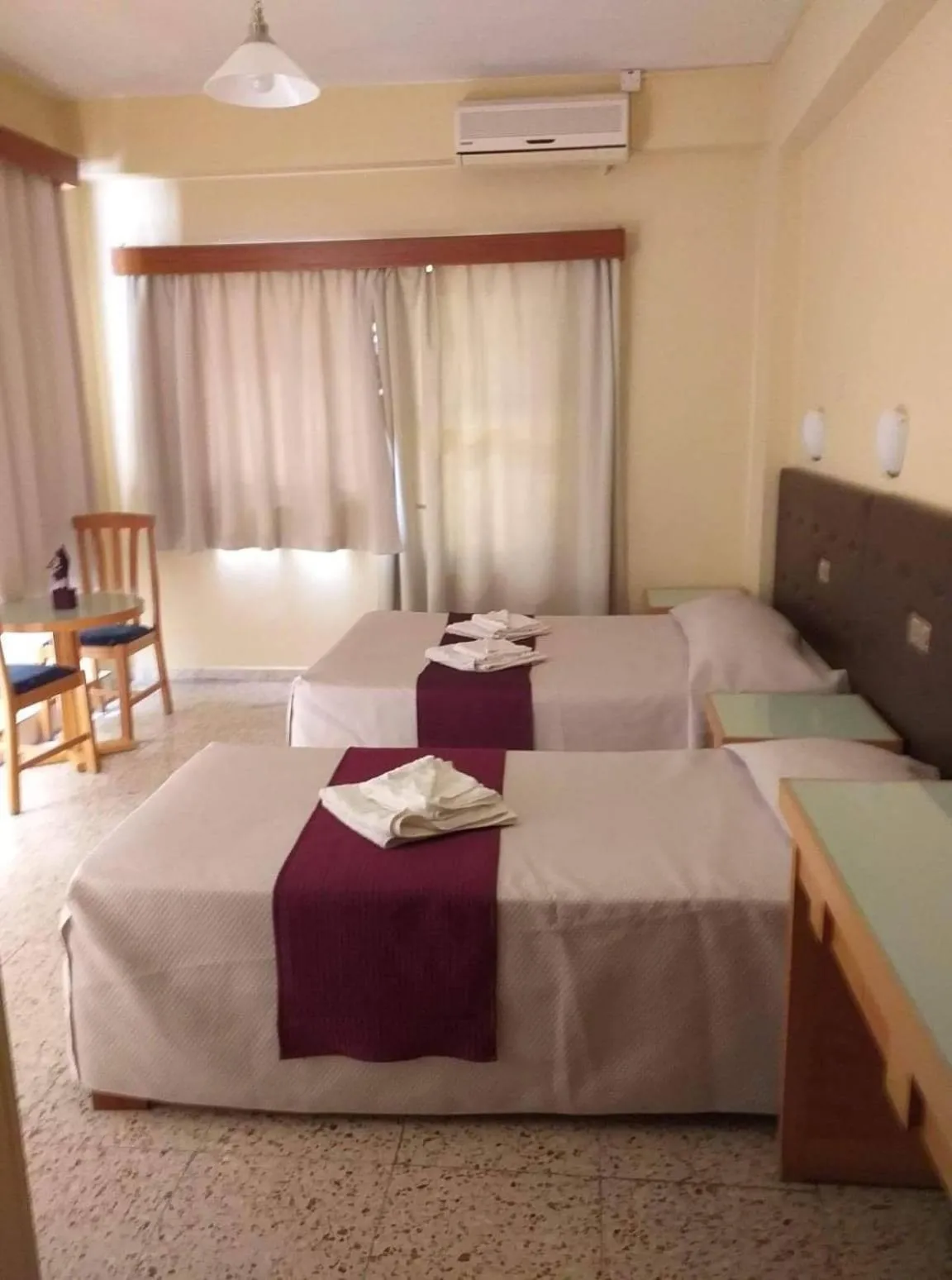 Bed in Minaides Hotel