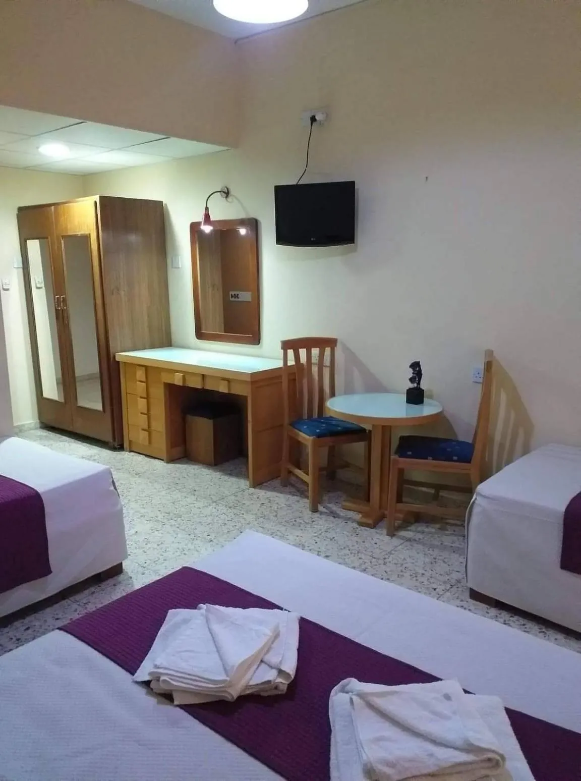 Bed in Minaides Hotel