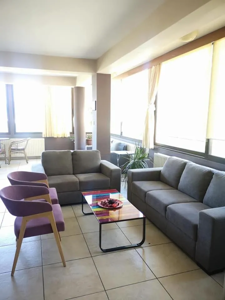 Lobby or reception in Minaides Hotel