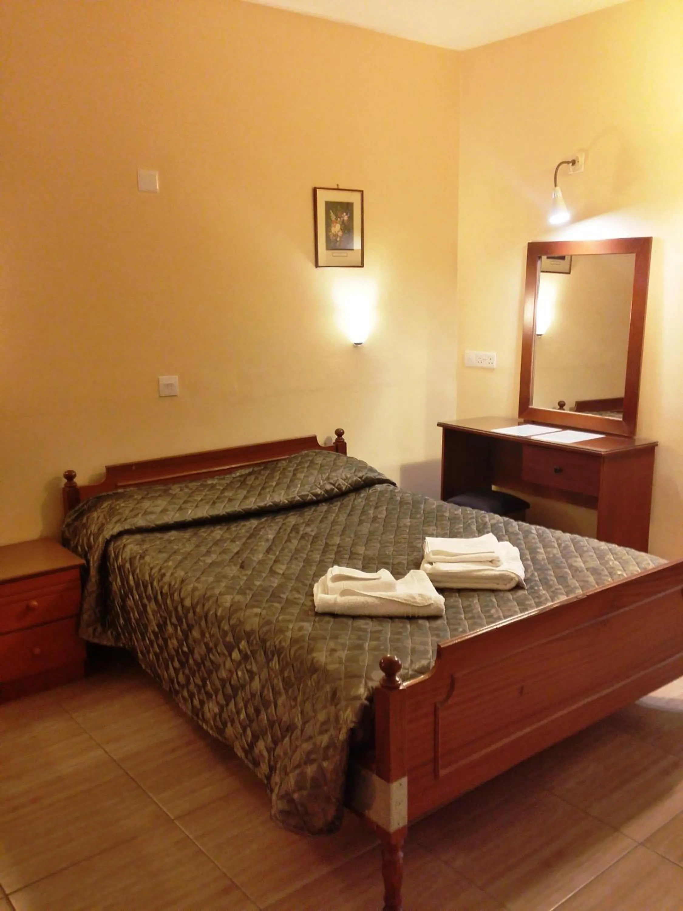 Bed in Minaides Hotel