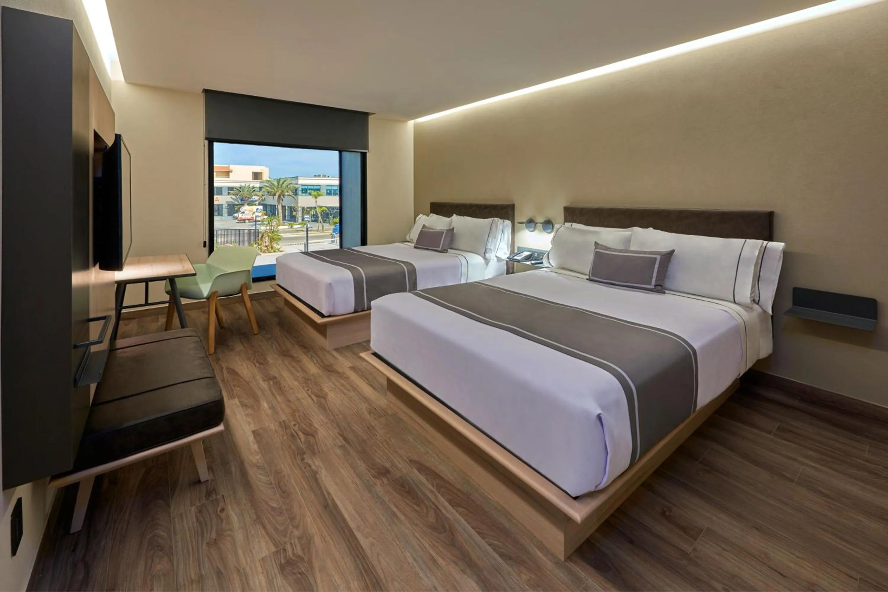 Bedroom, Bed in City Express Plus by Marriott Mazatlan
